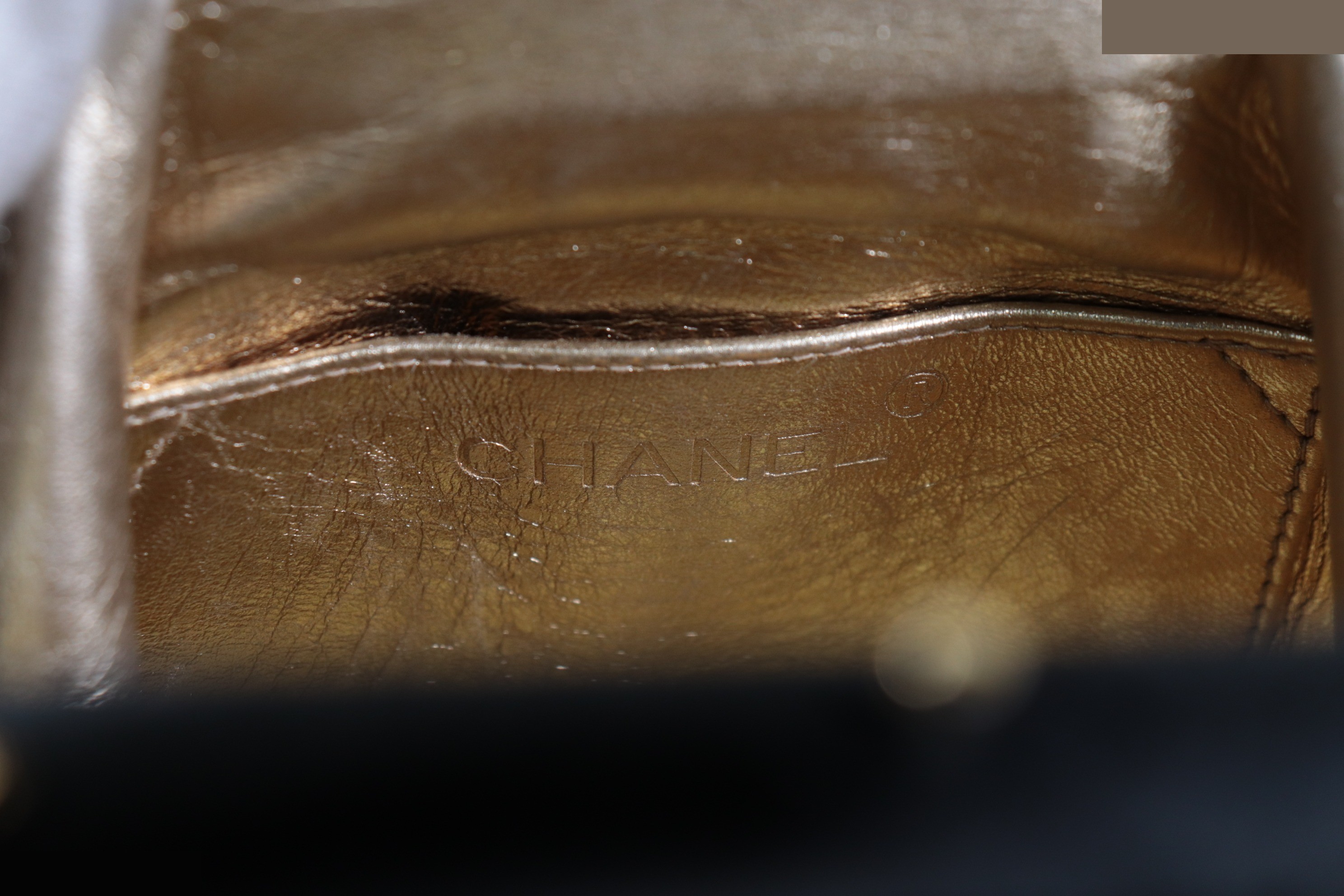 Satin coin purse with chain shoulder strap, item number 3 — view 9