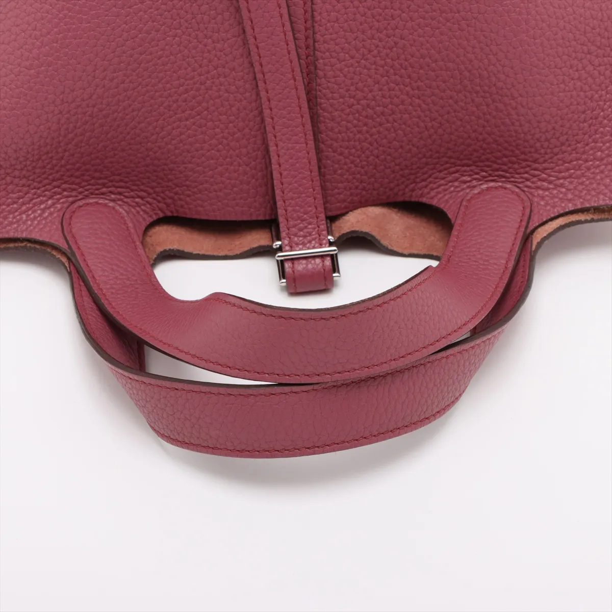 Picotan Lock 18 PM Taurillon Clemence Rosewood Silver hardware O:2011 — view 5