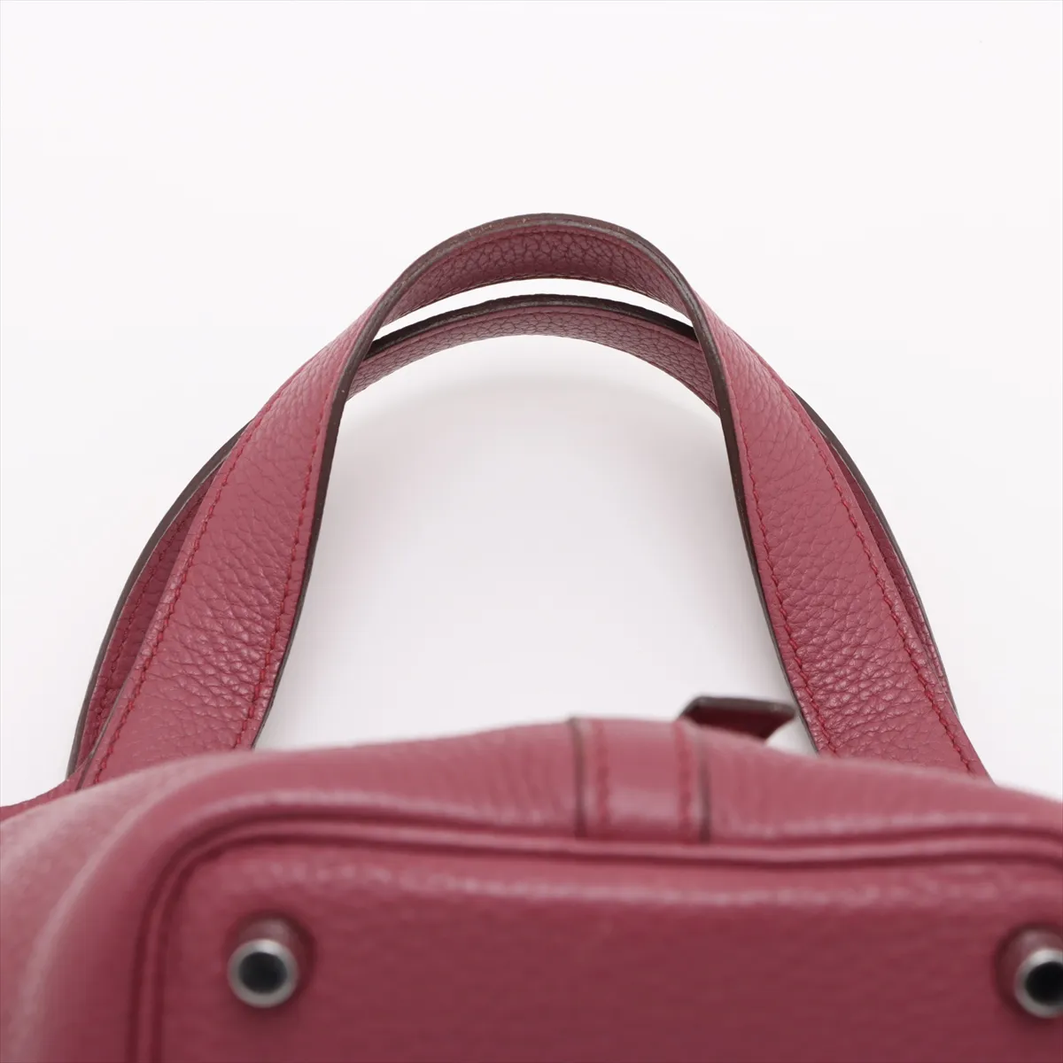 Picotan Lock 18 PM Taurillon Clemence Rosewood Silver hardware O:2011 — view 6
