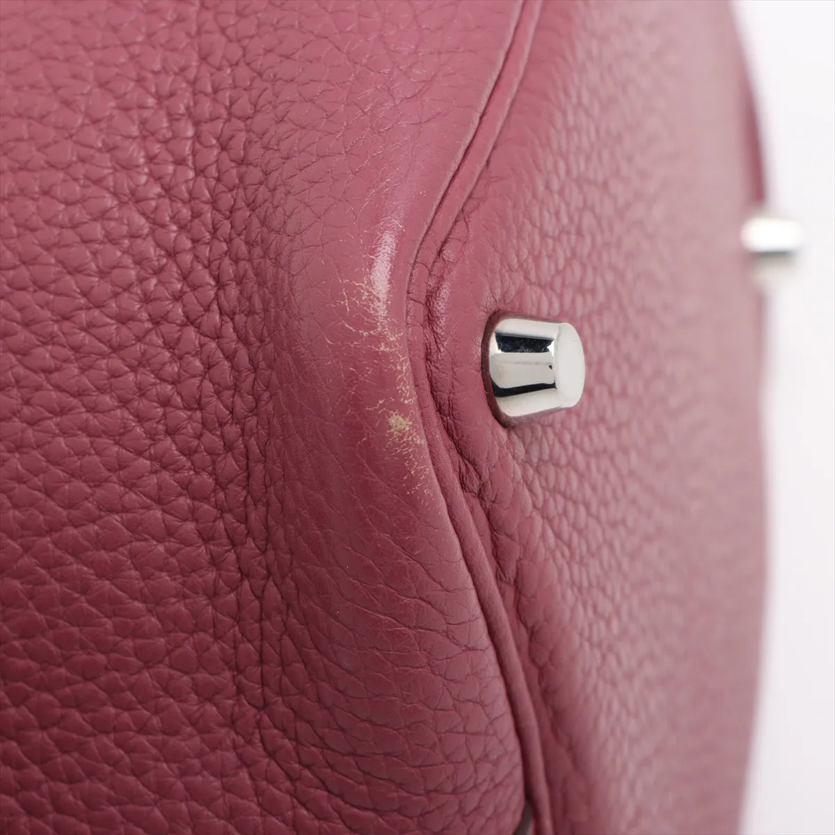 Picotan Lock 18 PM Taurillon Clemence Rosewood Silver hardware O:2011 — view 10