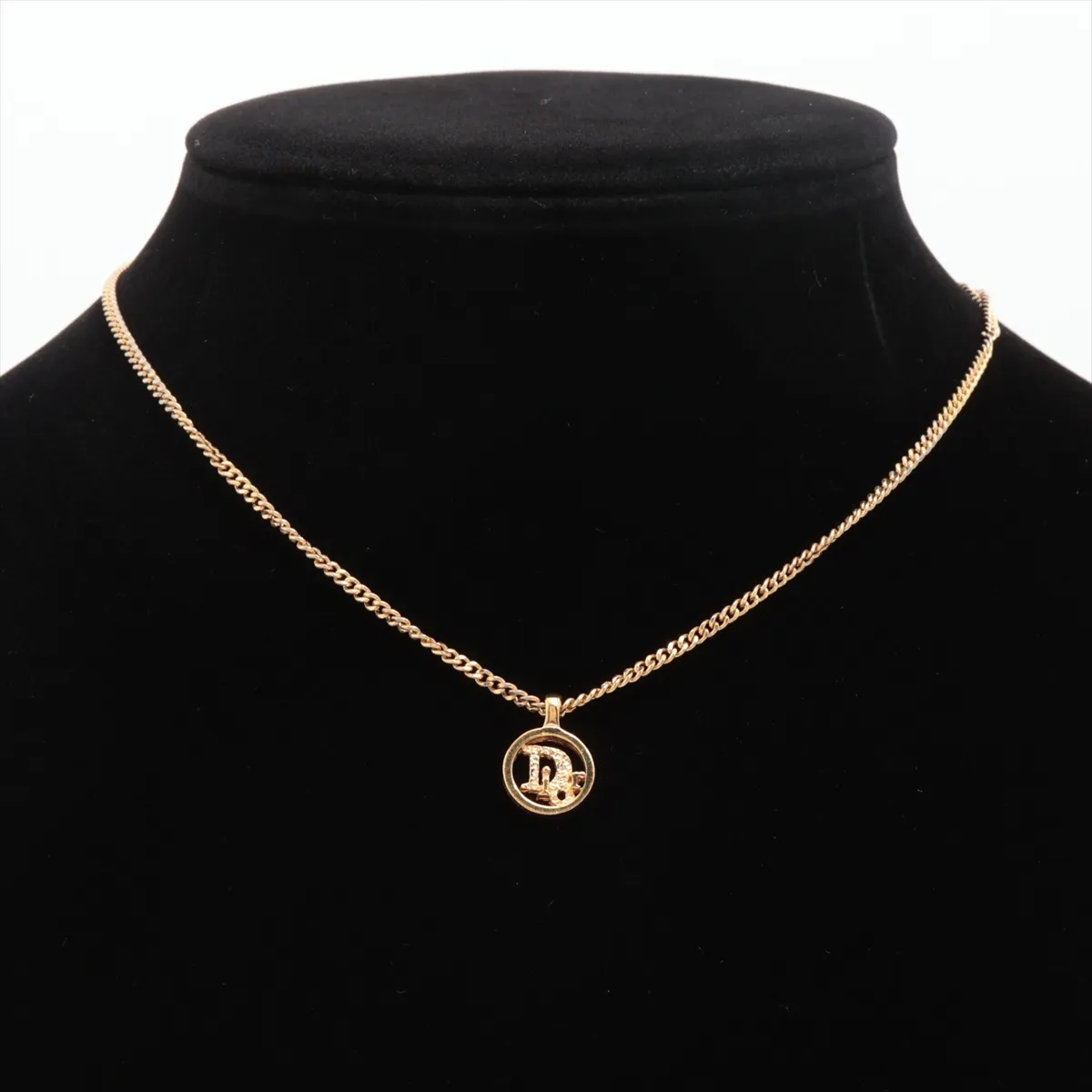 logo necklace, GP gold, — view 5