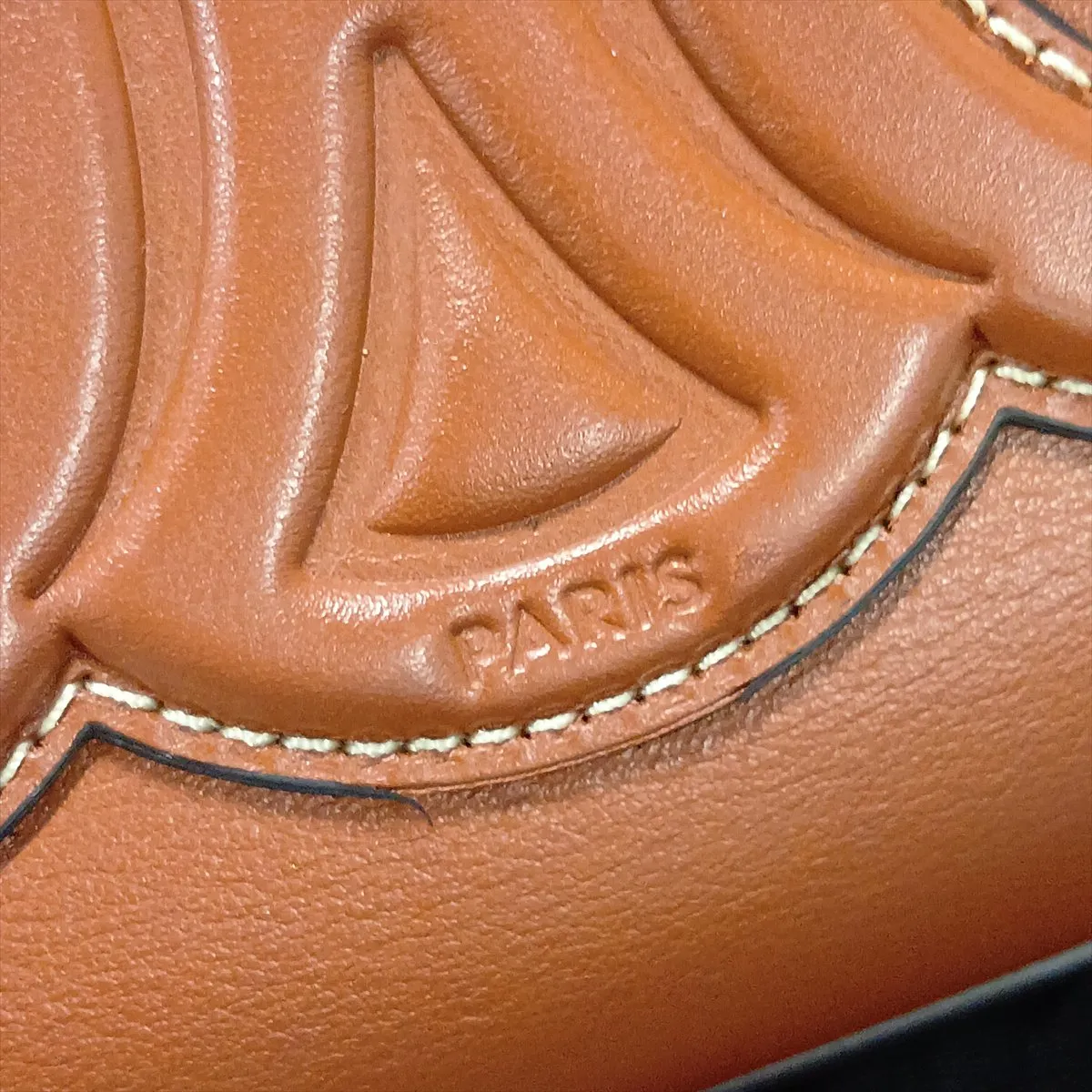 Cuir Triomphe Small Boston Leather 2-Way Handbag, Brown — view 11