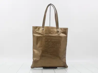 Collezione Tote Bag, Leather, Gold Color