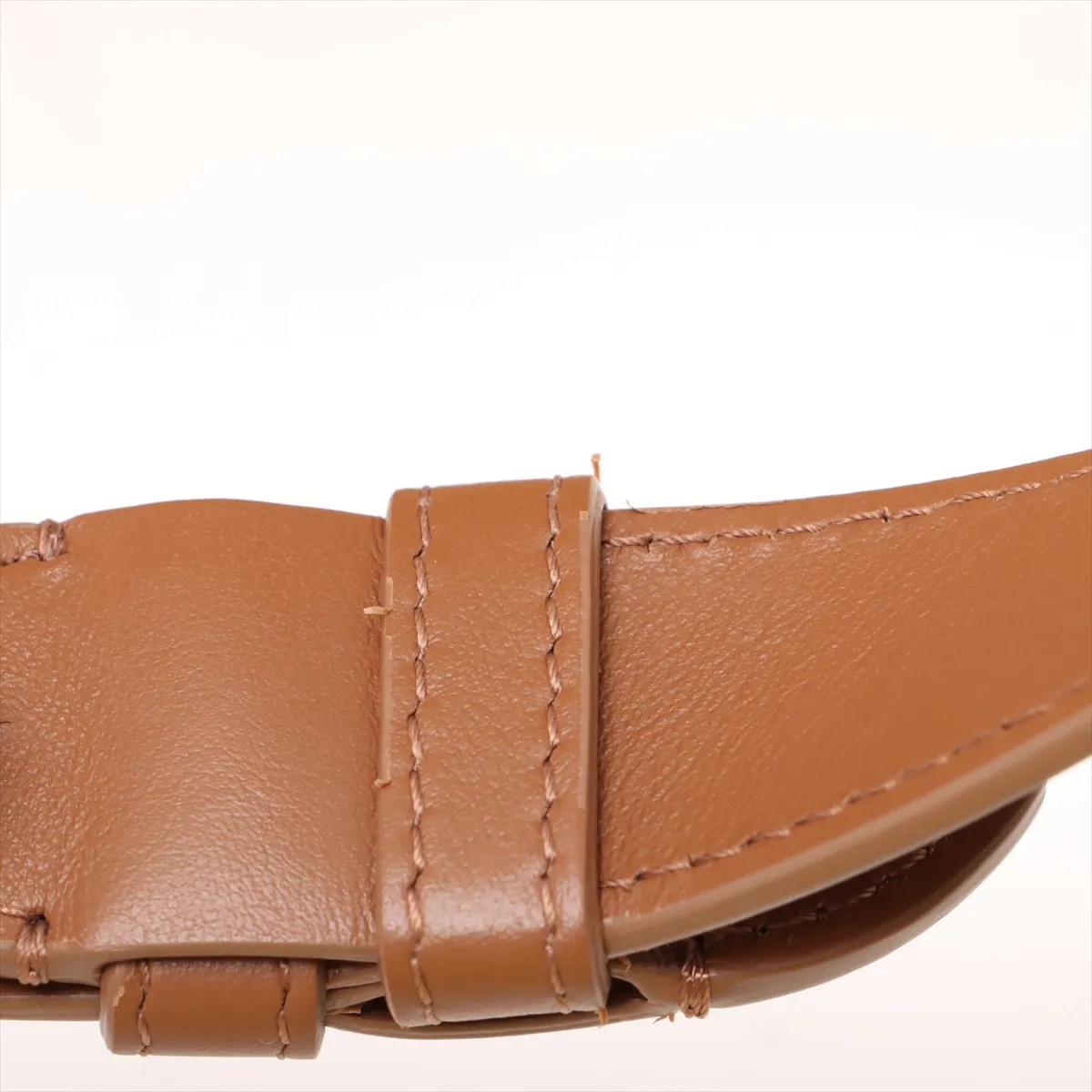 Macro Cannage Toujours Raffia x Leather Handbag Beige x Brown Lucky Star — view 11