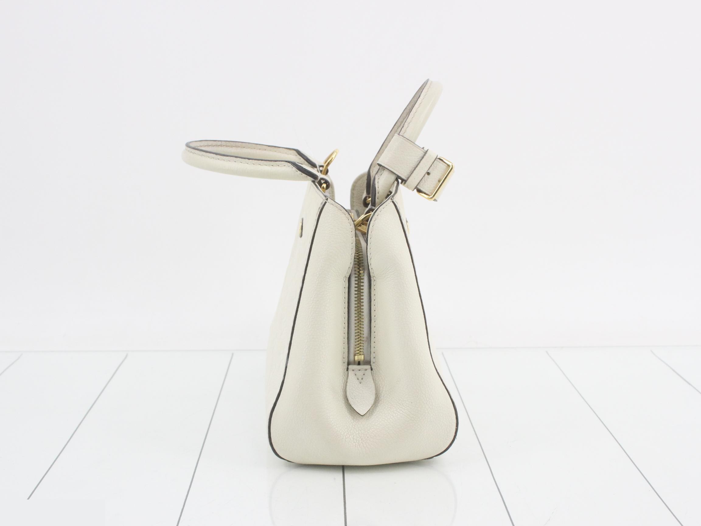 Montaigne BB White Shoulder Bag (2-Way) — view 3