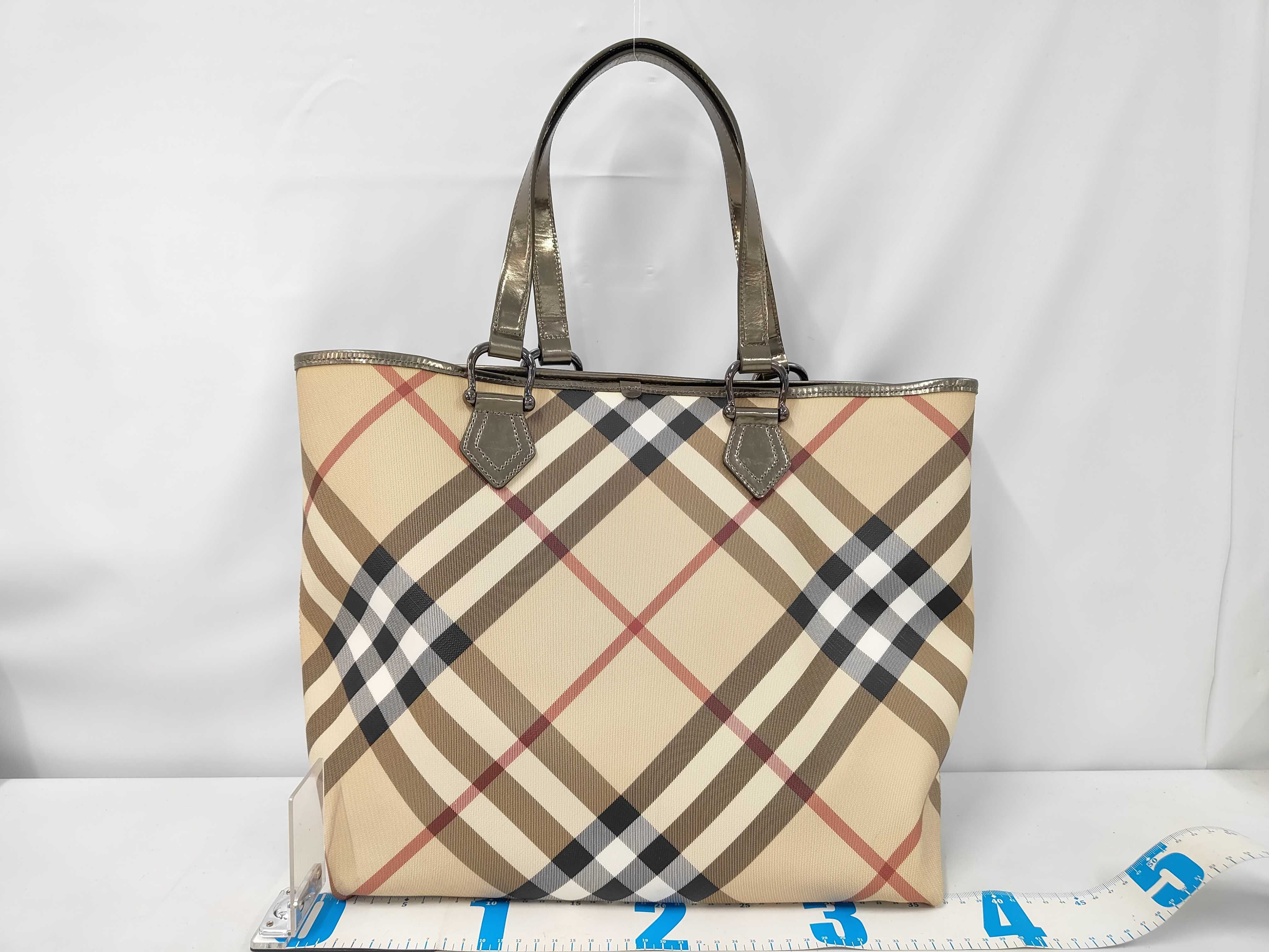 Check Pattern Handbag Tote Bag — view 2
