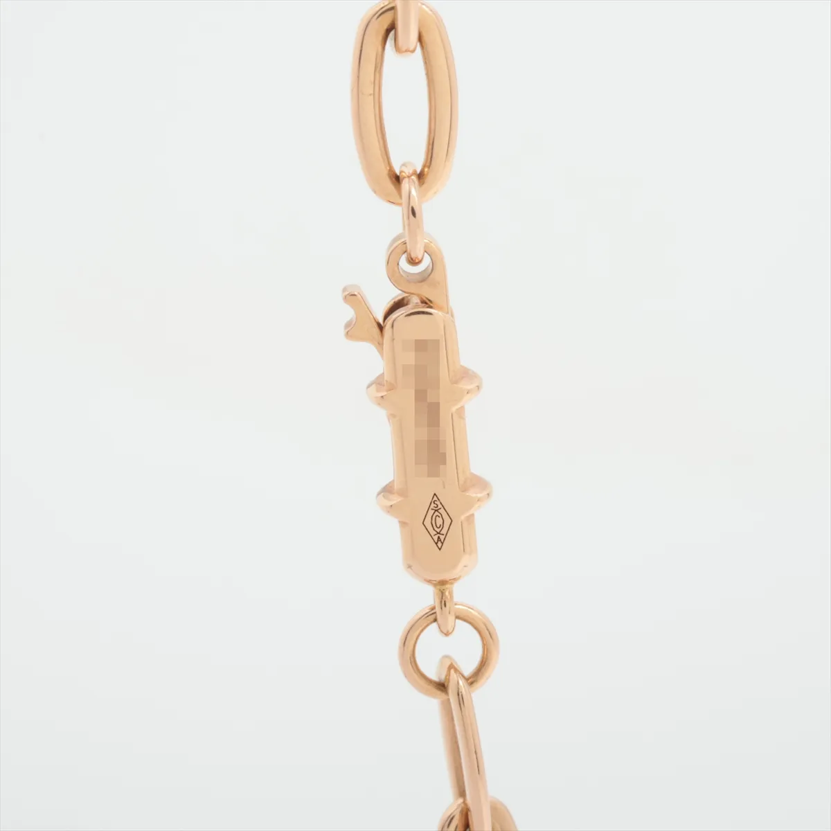 Just Ankle Diamond Necklace 750(PG) 16.8g PLM199 — view 3