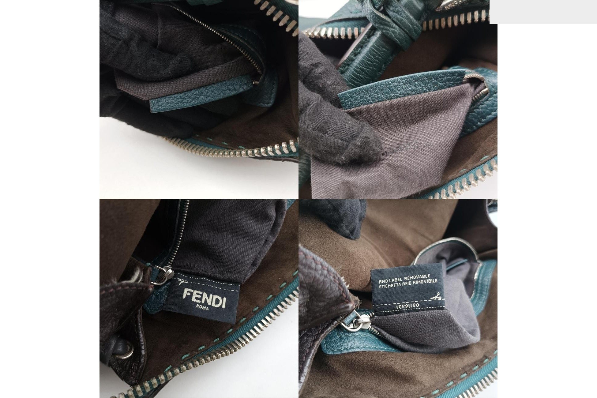 Selleria Ray Whipstitch Leather x Python Green — view 8