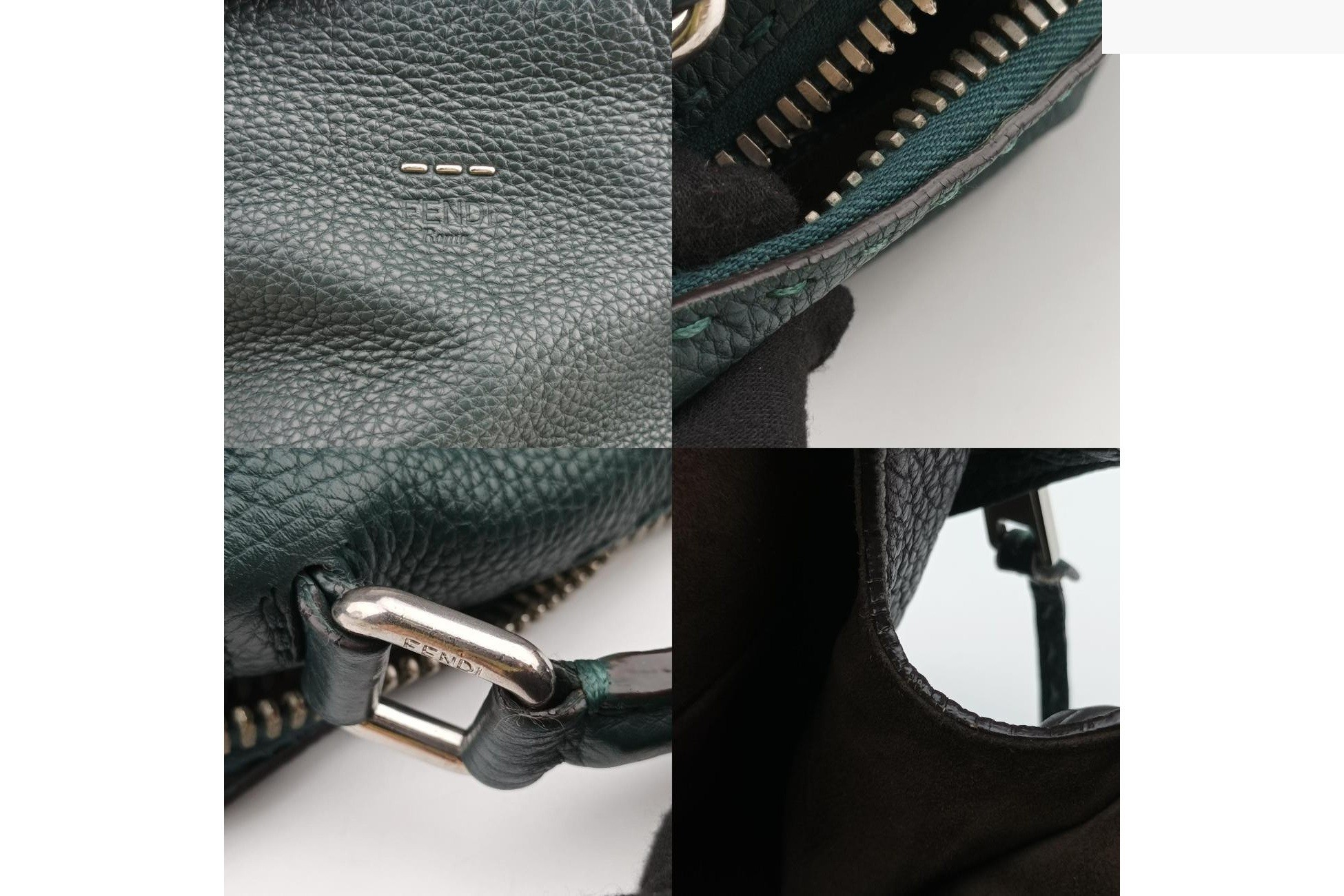 Selleria Ray Whipstitch Leather x Python Green — view 9