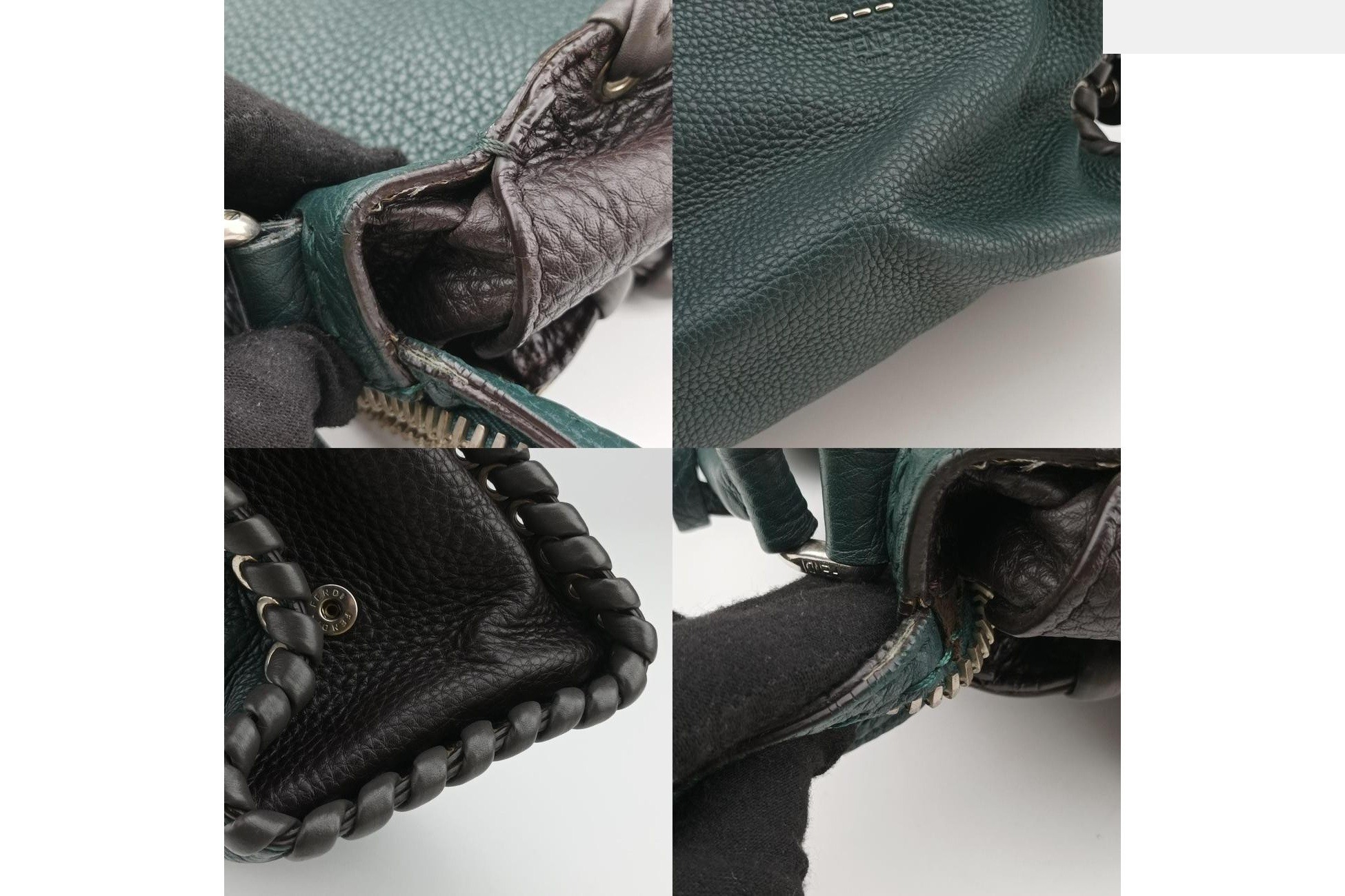 Selleria Ray Whipstitch Leather x Python Green — view 10