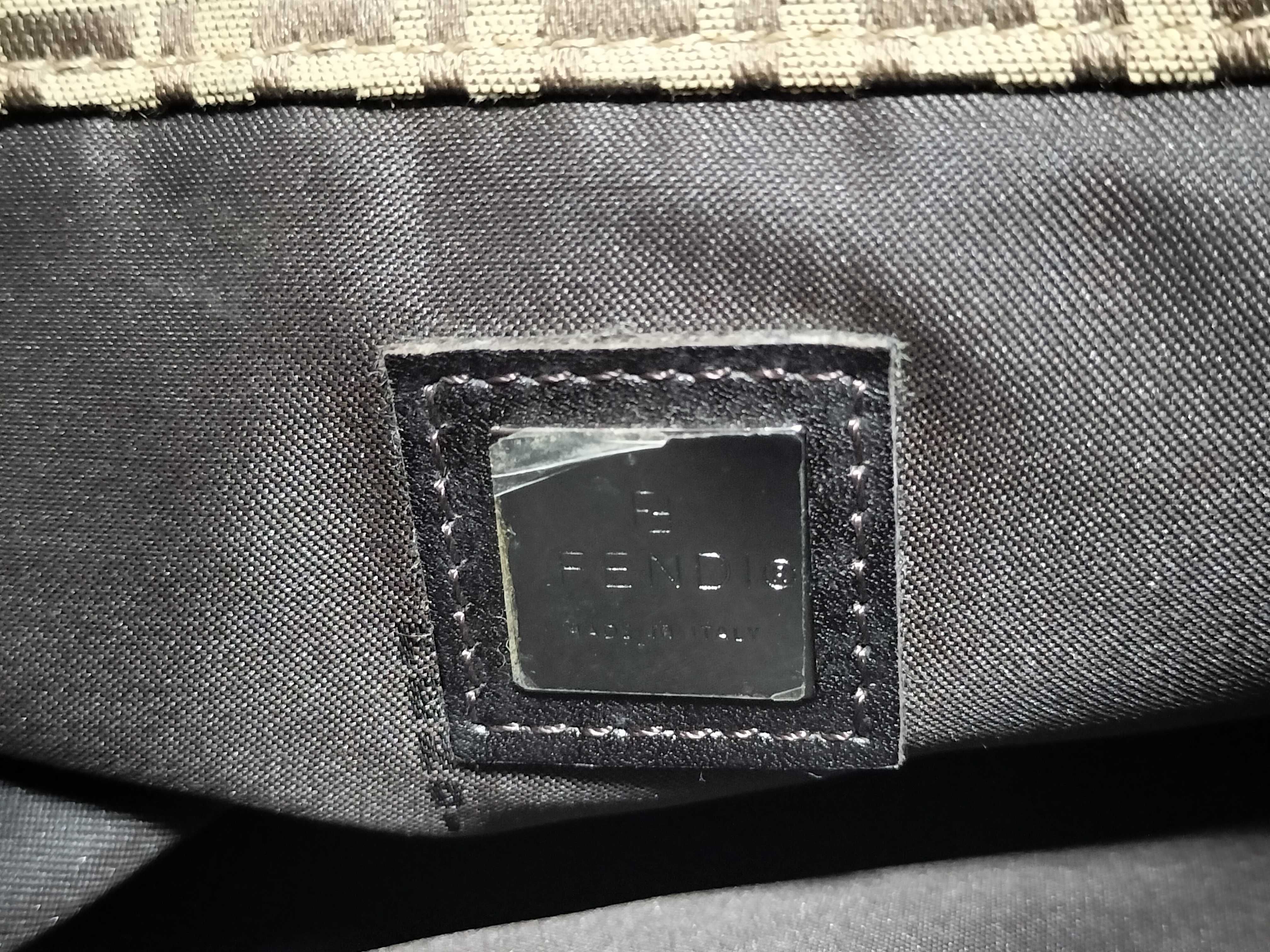 Zucca pattern Fendi Mamma Zucca shoulder bag with aftermarket zipper — view 11