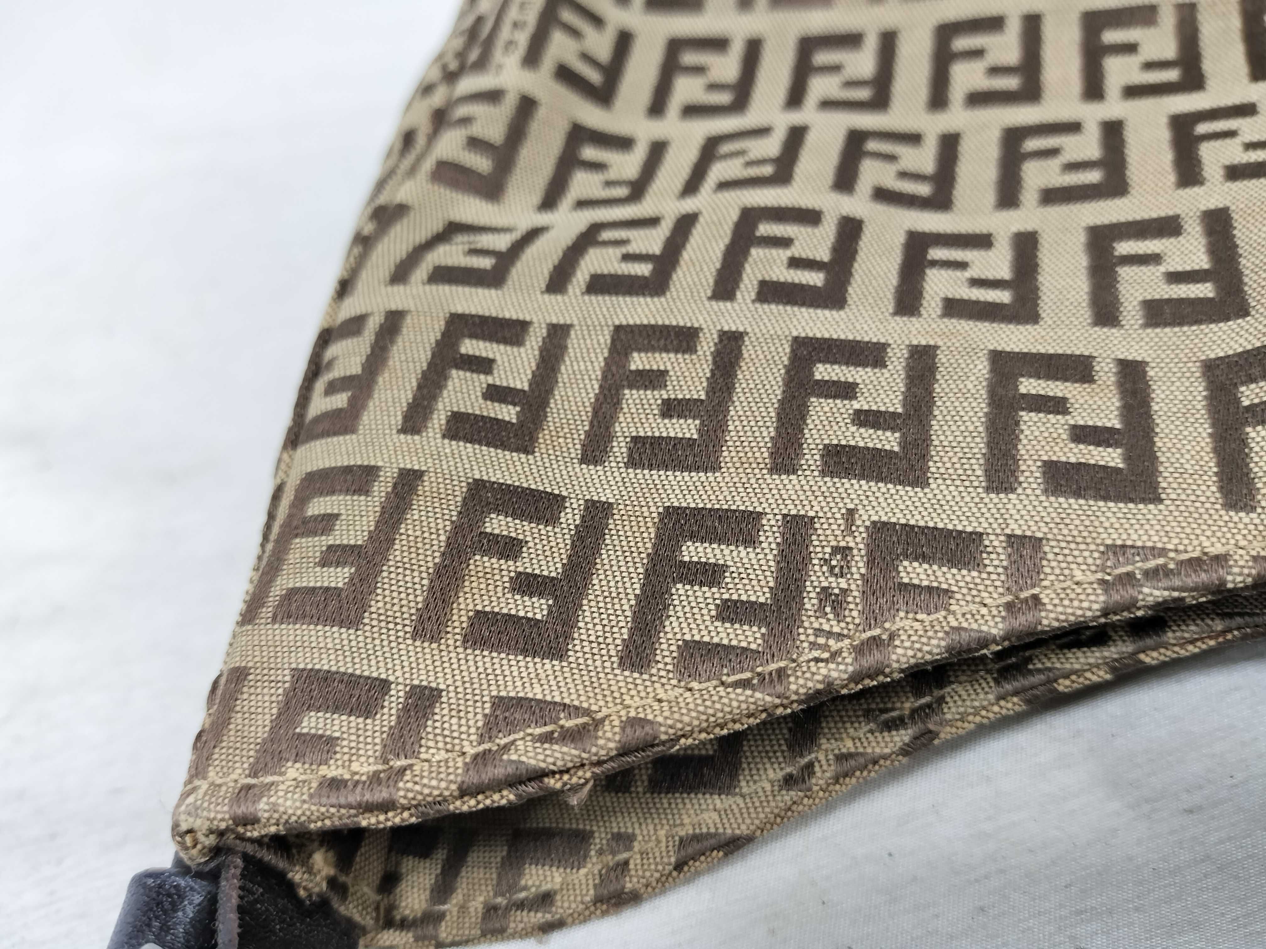 Zucca pattern Fendi Mamma Zucca shoulder bag with aftermarket zipper — view 15