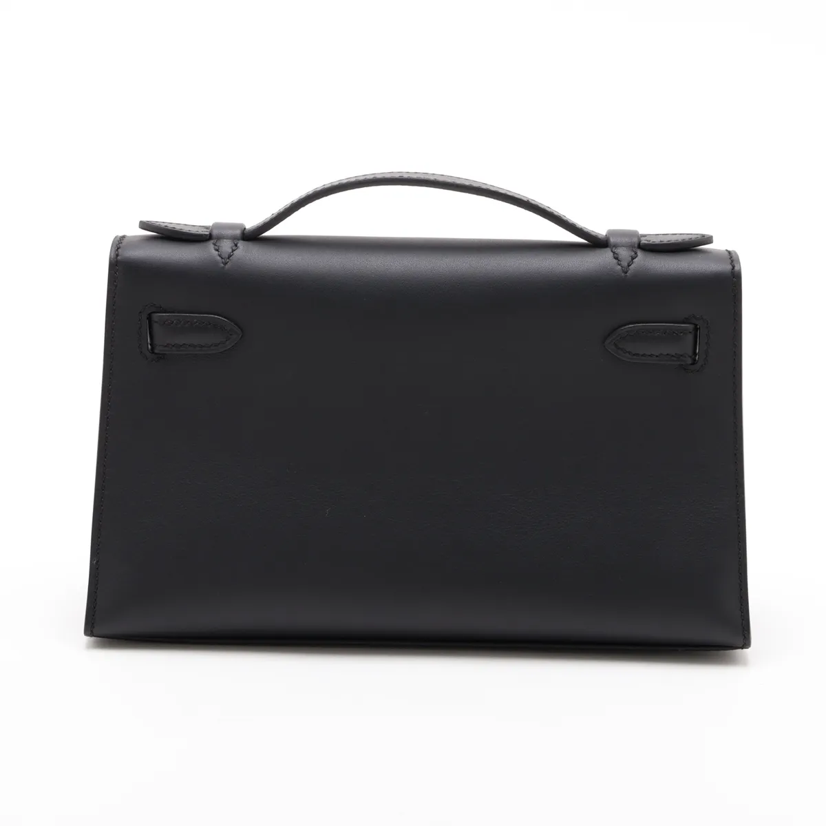 [Individually packaged] Hermes Pochette Kelly, Veau Swift leather, black, gold hardware, K: 2025 — view 2