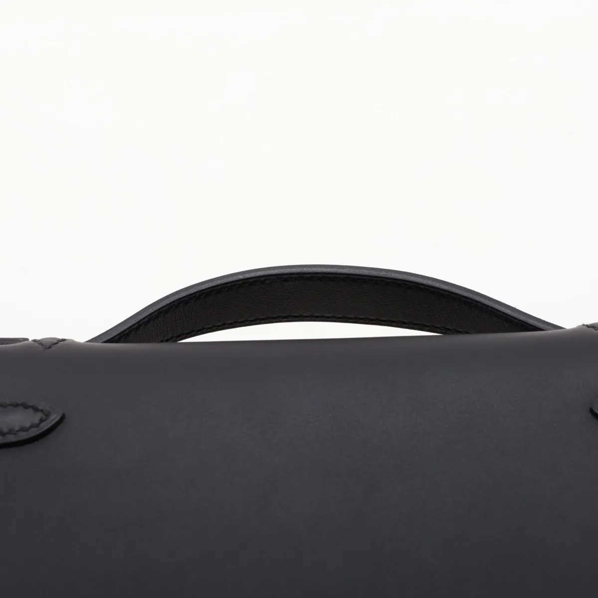 [Individually packaged] Hermes Pochette Kelly, Veau Swift leather, black, gold hardware, K: 2025 — view 6