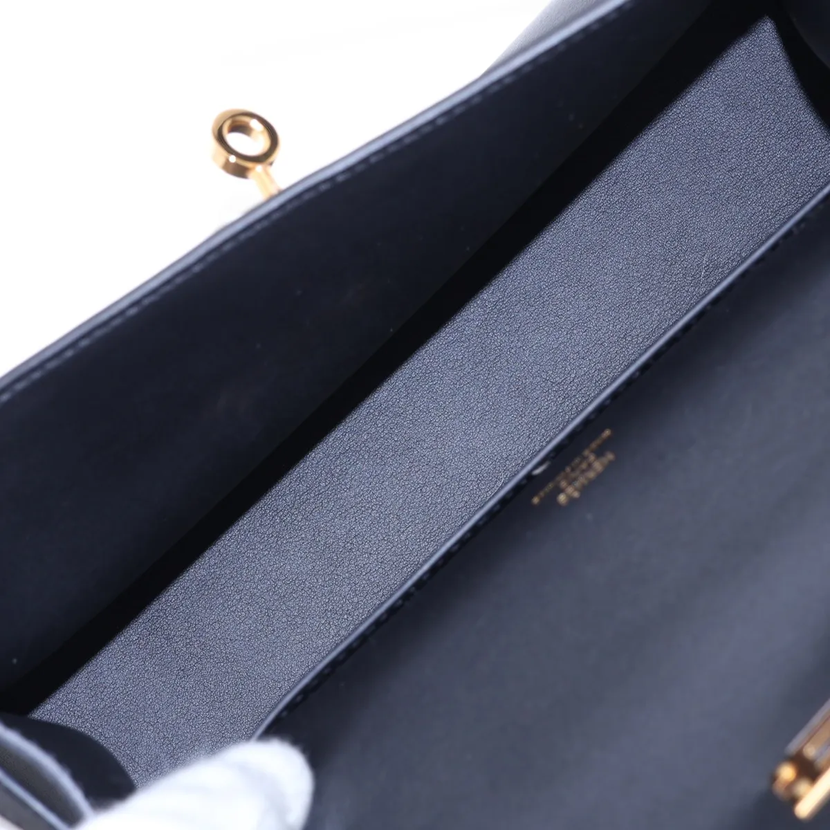[Individually packaged] Hermes Pochette Kelly, Veau Swift leather, black, gold hardware, K: 2025 — view 7