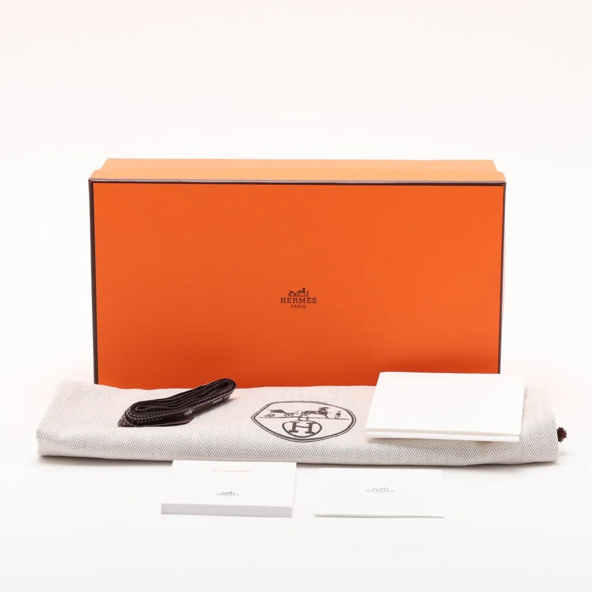 [Individually packaged] Hermes Pochette Kelly, Veau Swift leather, black, gold hardware, K: 2025 — view 10