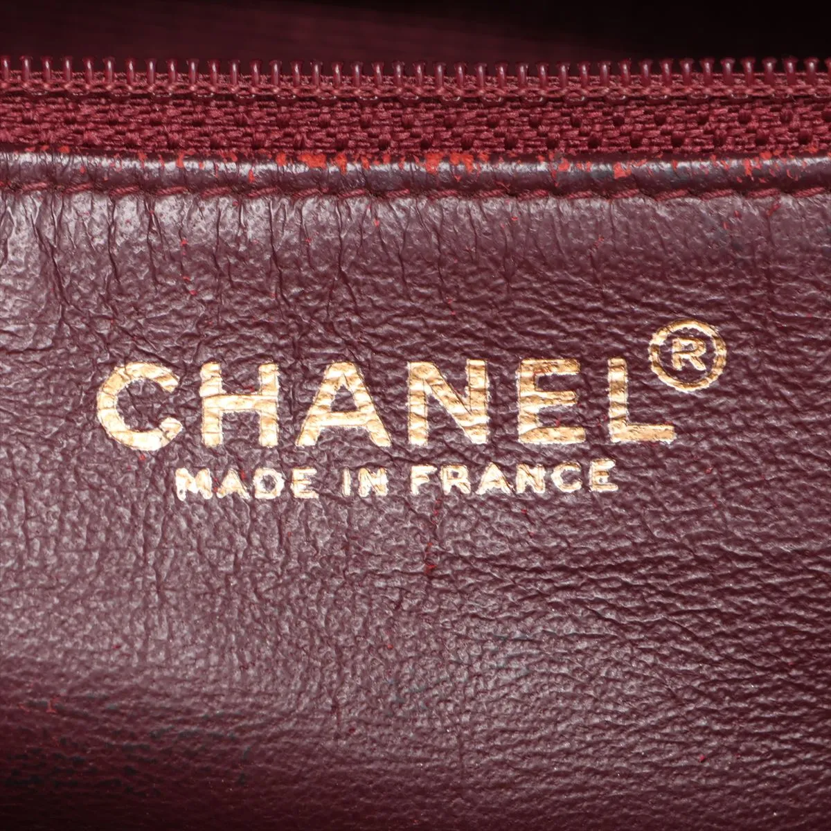 Coco Mark Patent Leather Chain Shoulder Bag, Bordeaux, Gunmetal Hardware, 6303453, Series 6 — view 8