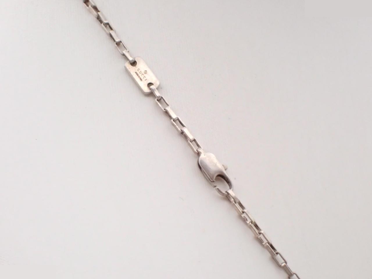 925 17.5g Plate Necklace, Pouch, Chain approx. 50cm — view 2
