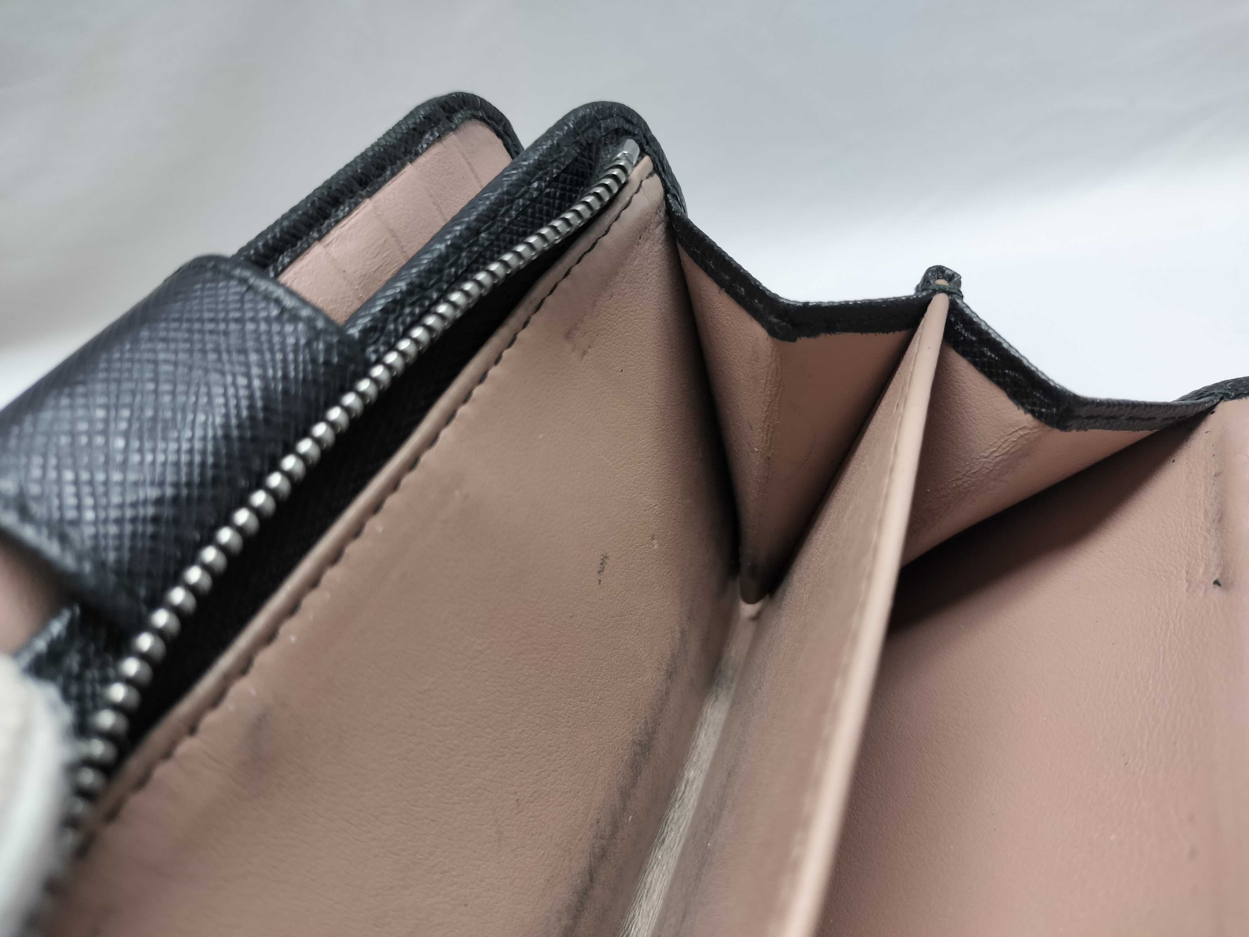 Saffiano Folding Wallet, Black — view 13
