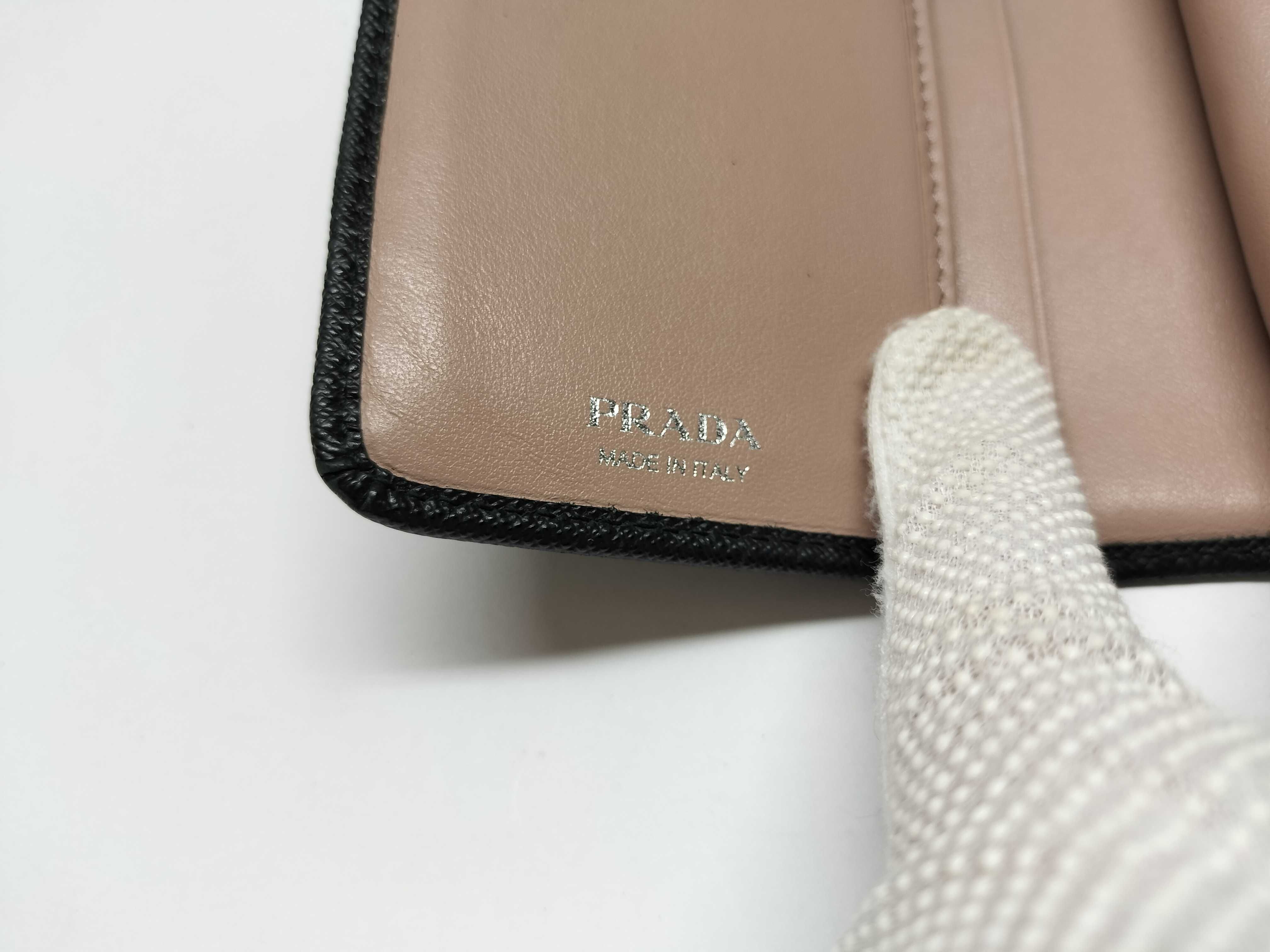Saffiano Folding Wallet, Black — view 9