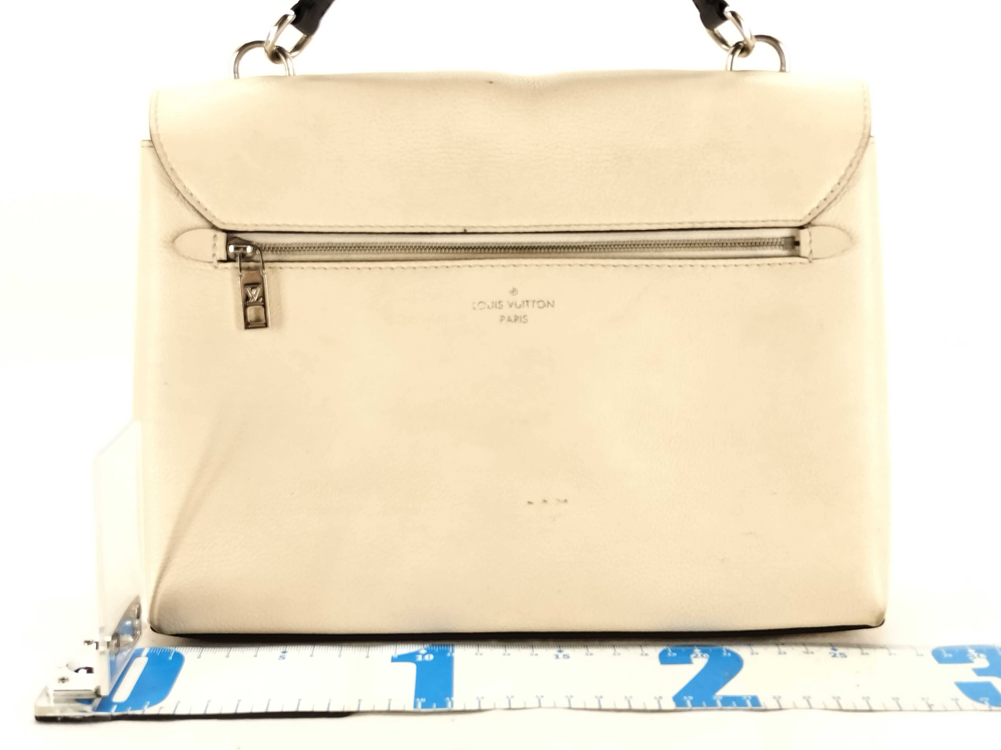 VN - LV Logo MyLockme M53891 White Red Handbag — view 2