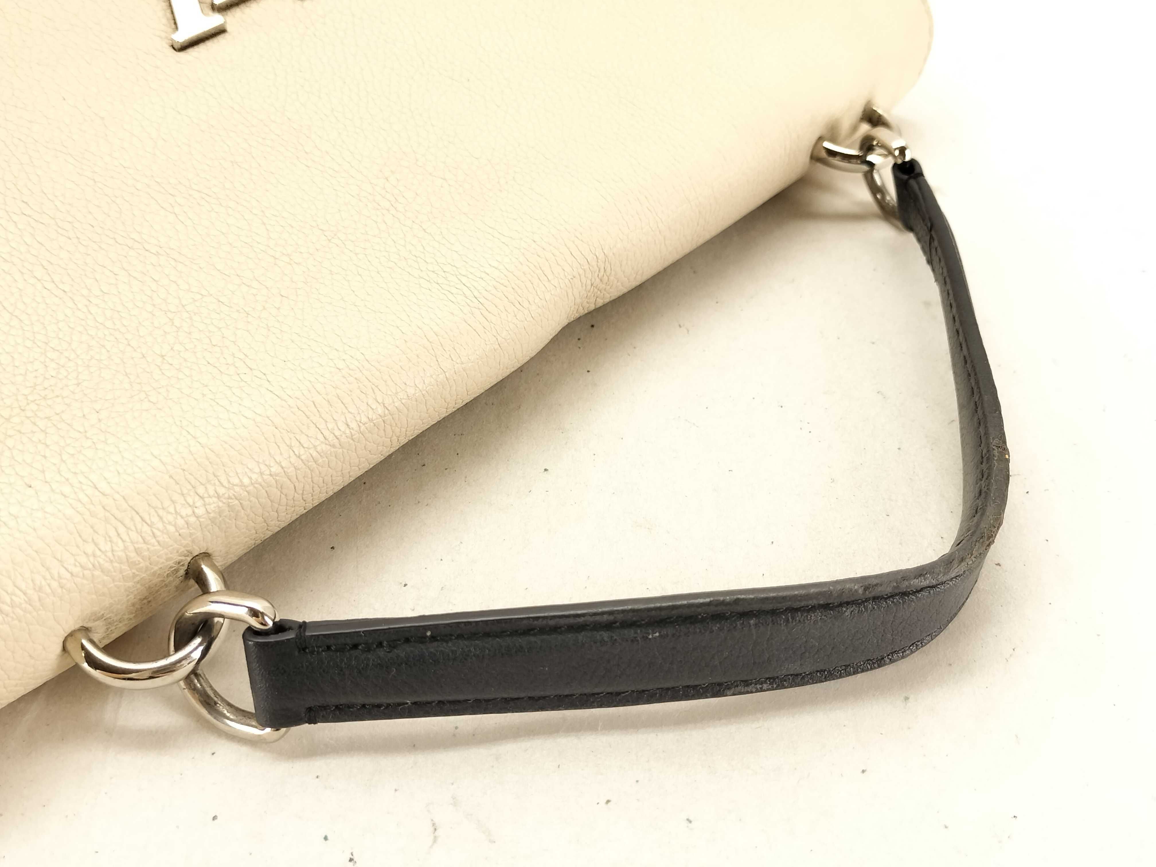 VN - LV Logo MyLockme M53891 White Red Handbag — view 3