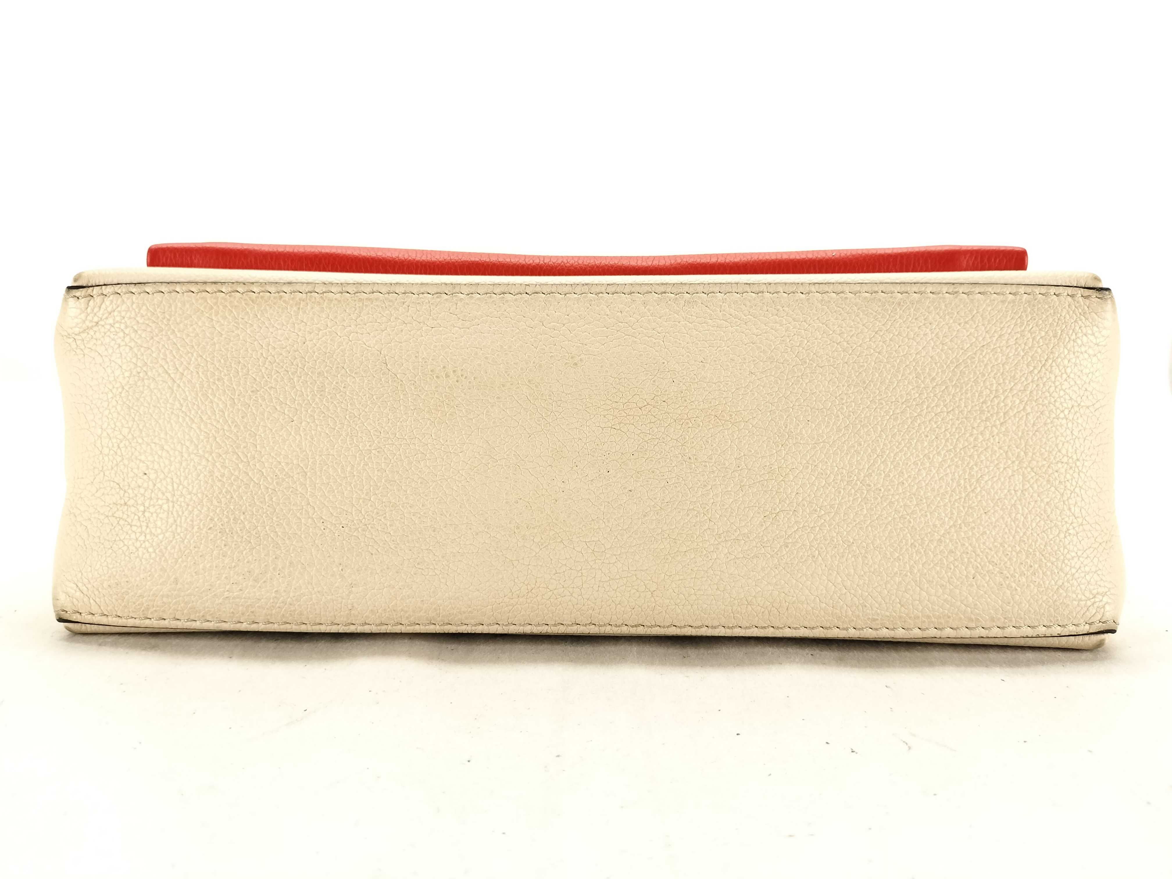 VN - LV Logo MyLockme M53891 White Red Handbag — view 6
