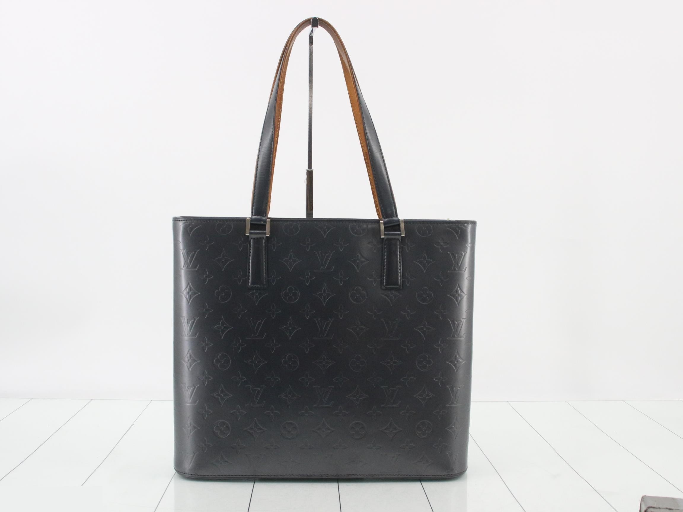 Monogram Matte Wilwood Noir Tote Bag — view 2