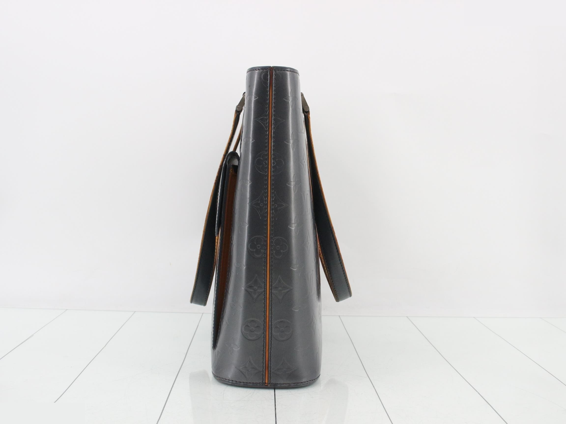 Monogram Matte Wilwood Noir Tote Bag — view 3