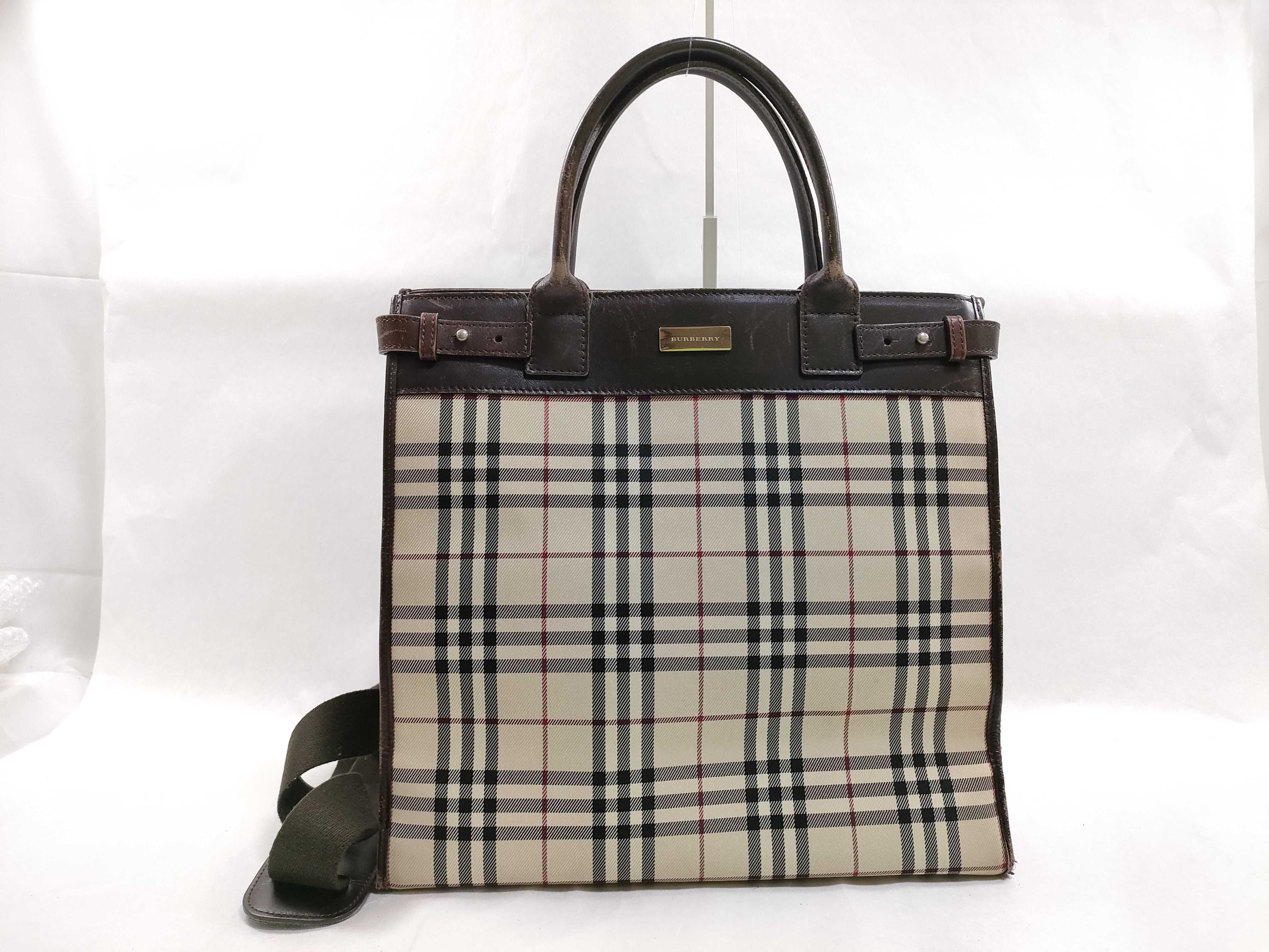 2-Way Shoulder Bag Nova Check Tote Bag