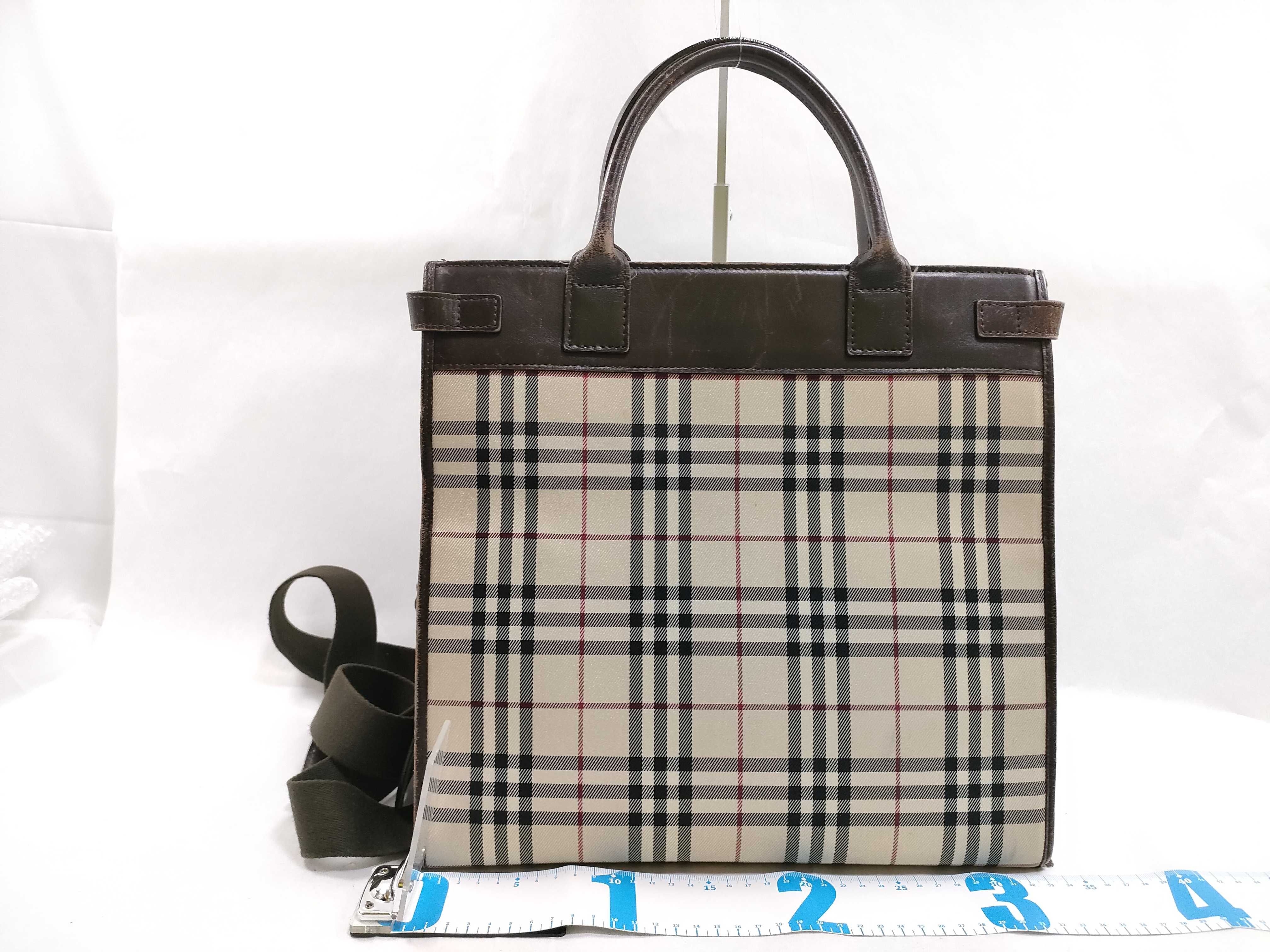 2-Way Shoulder Bag Nova Check Tote Bag — view 2