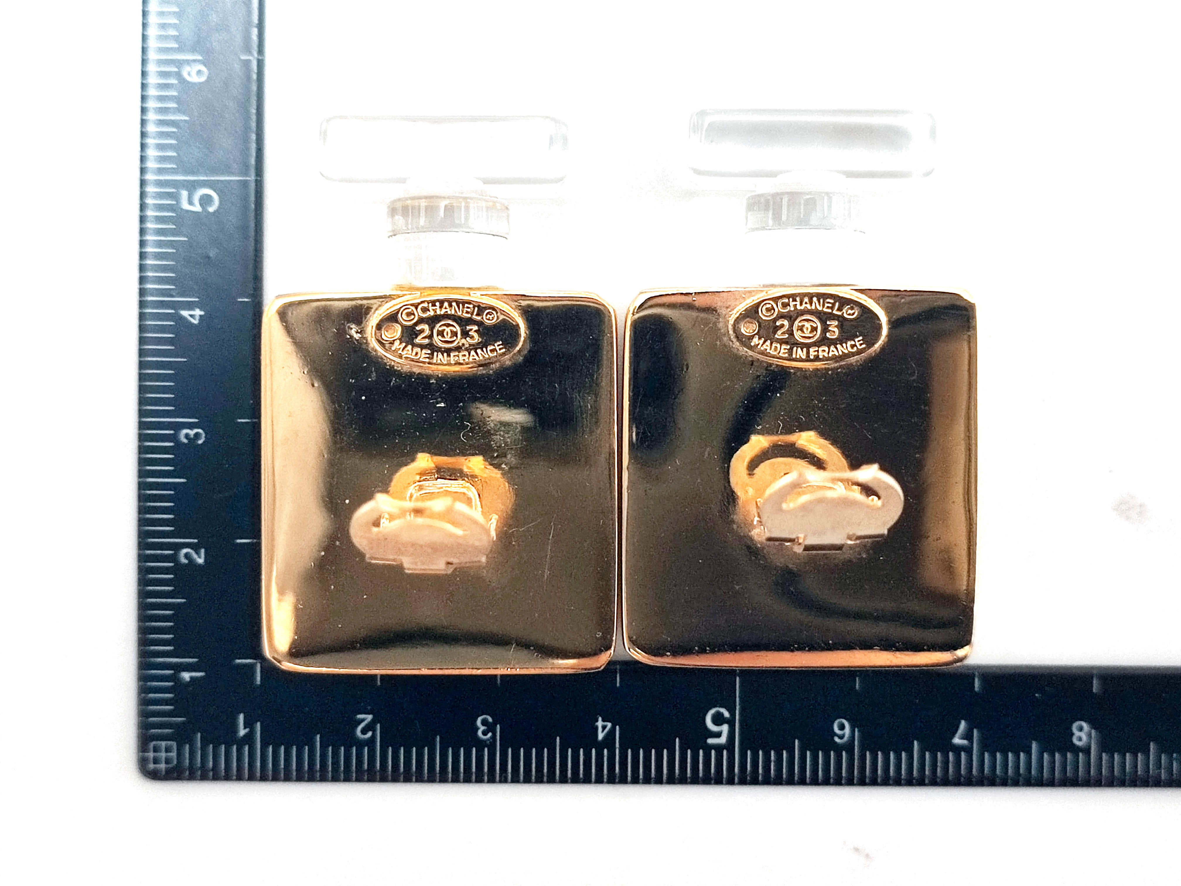 Perfume Bottle Earrings, Size 23 — view 5