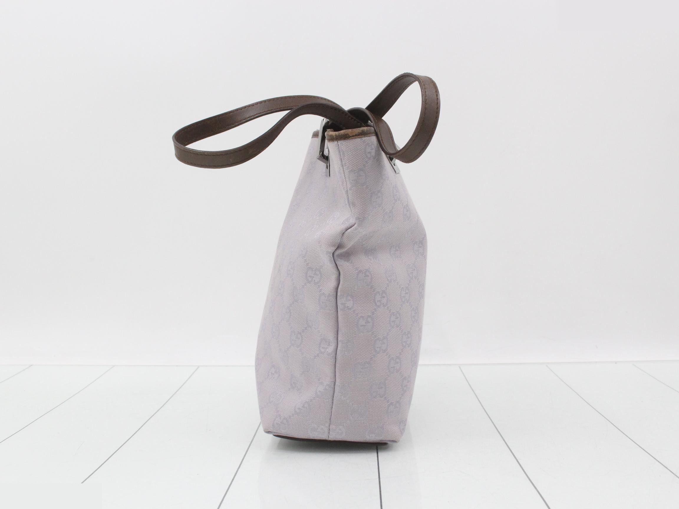 canvas tote bag, brown and light purple, item number 31244 — view 3