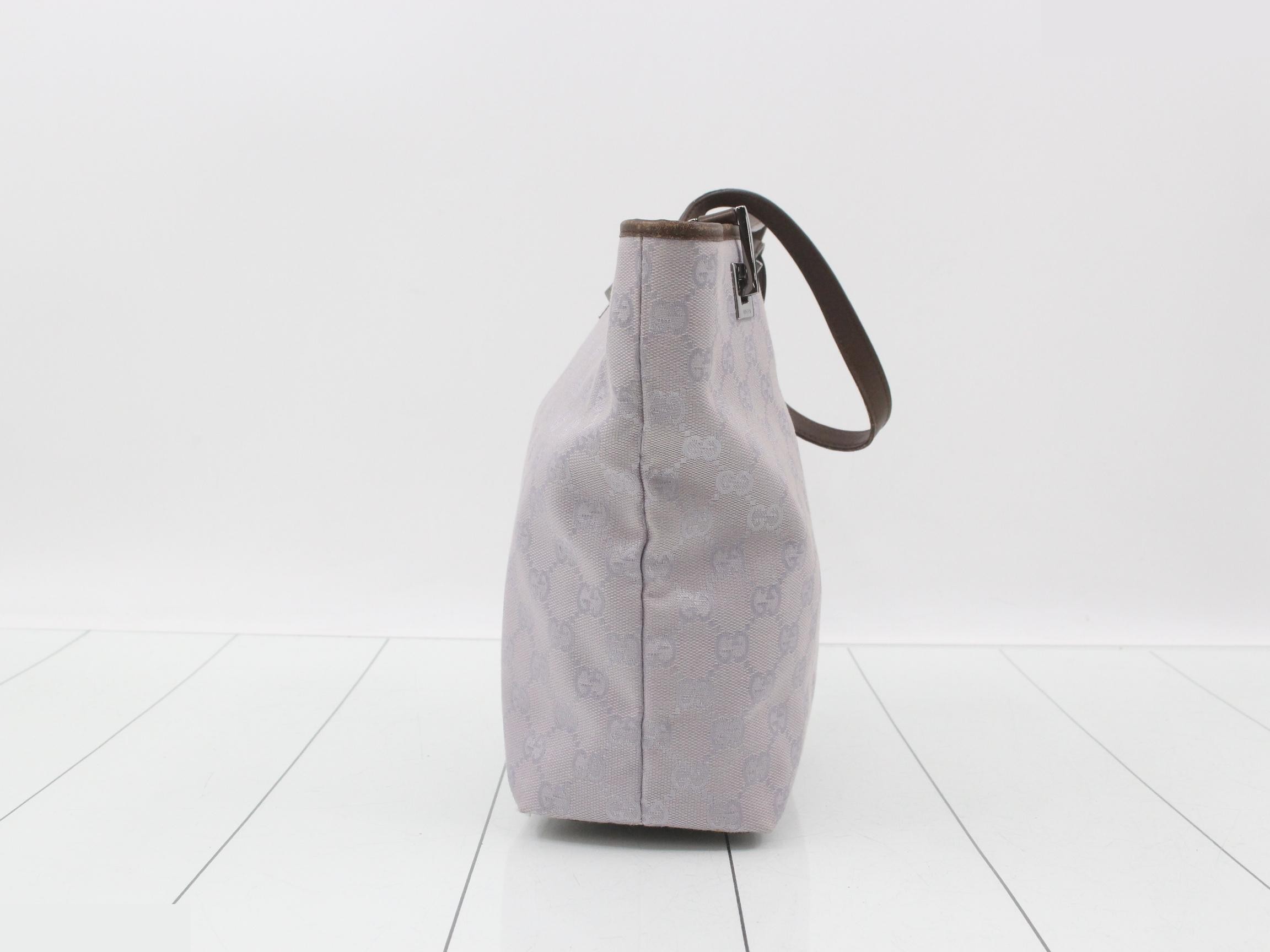 canvas tote bag, brown and light purple, item number 31244 — view 4