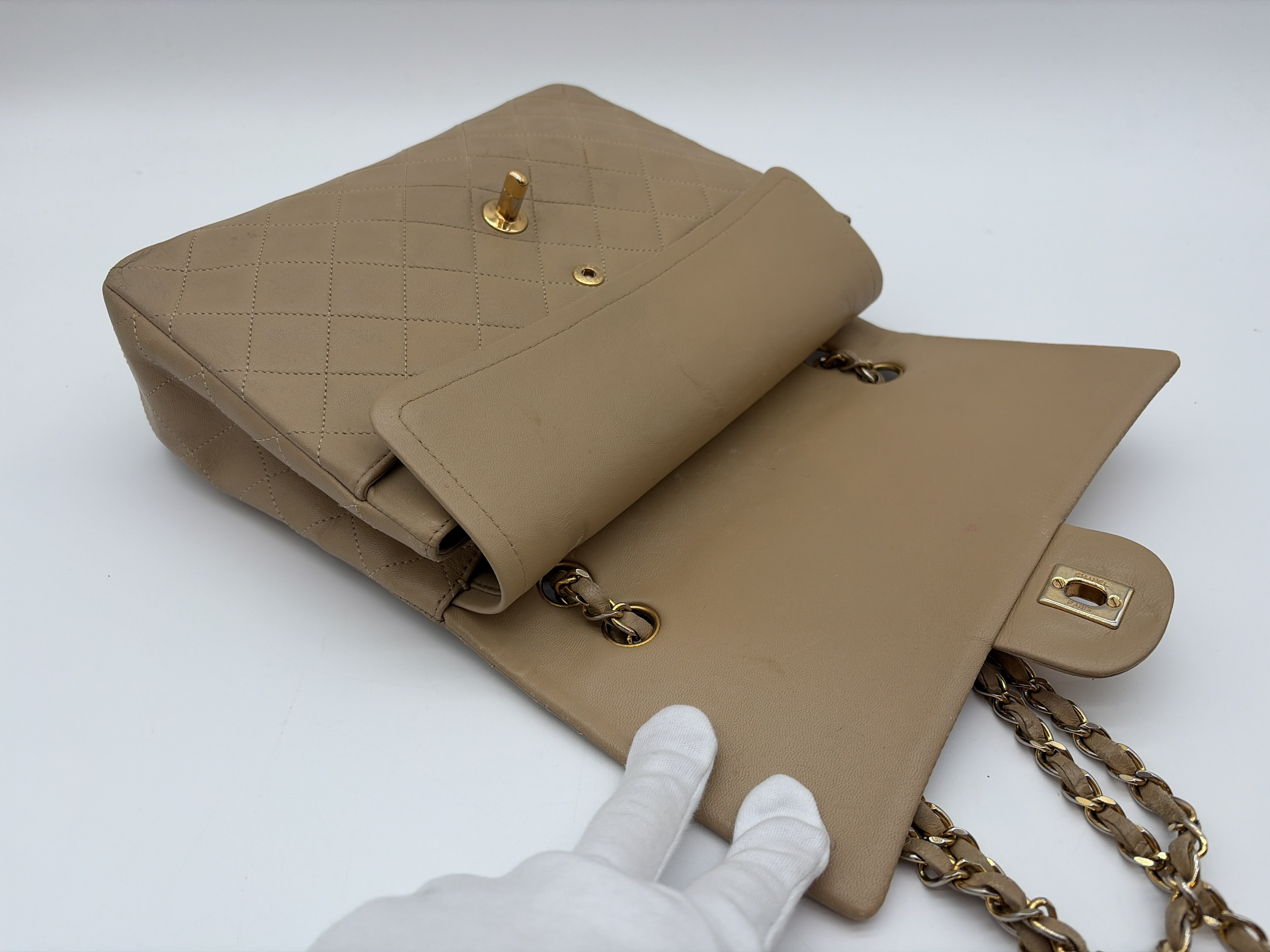 Matelasse Double Flap Turnlock Shoulder Bag — view 9