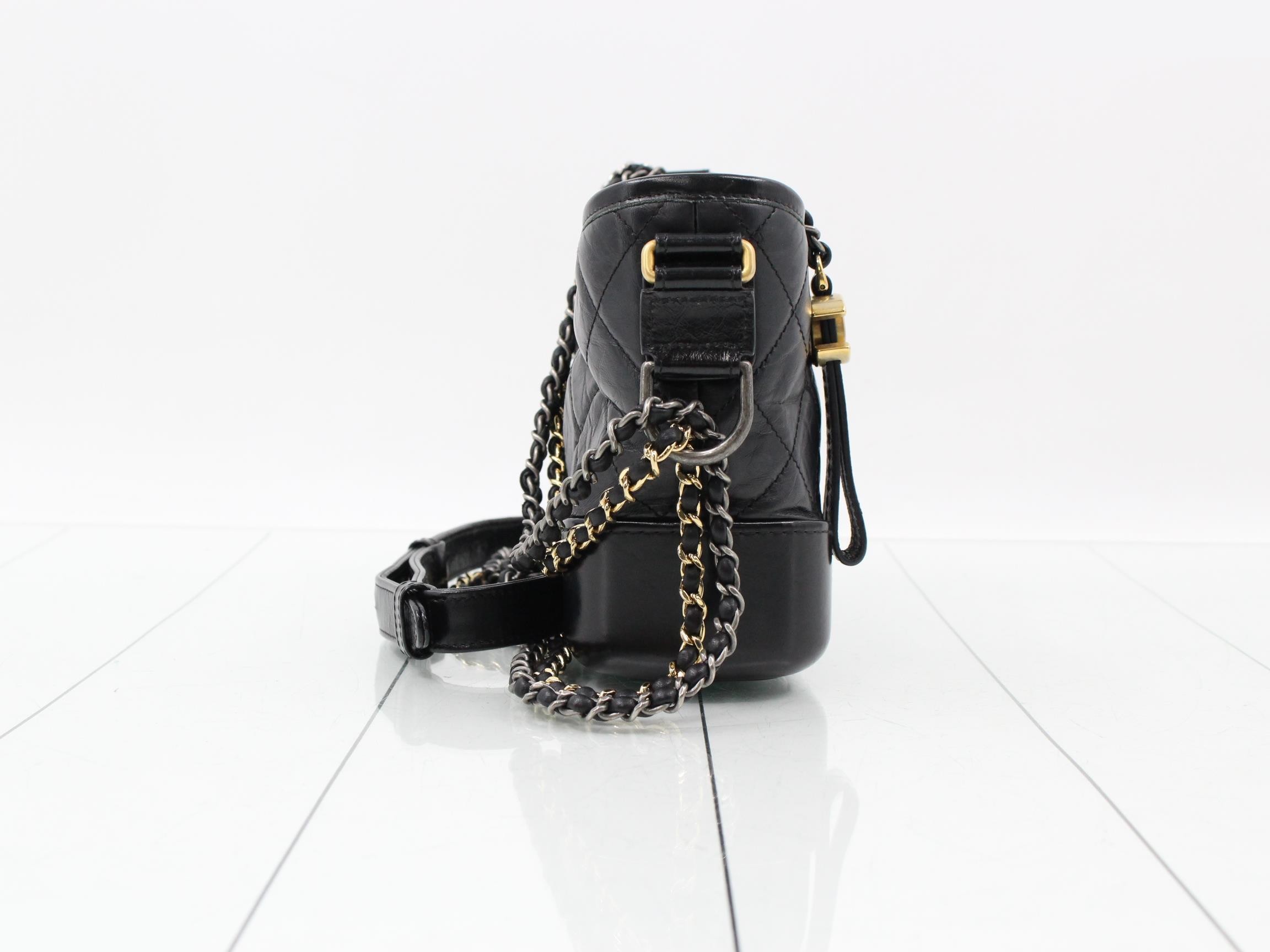 Gabrielle de Chanel Shoulder Bag, Black, Series 24 — view 4