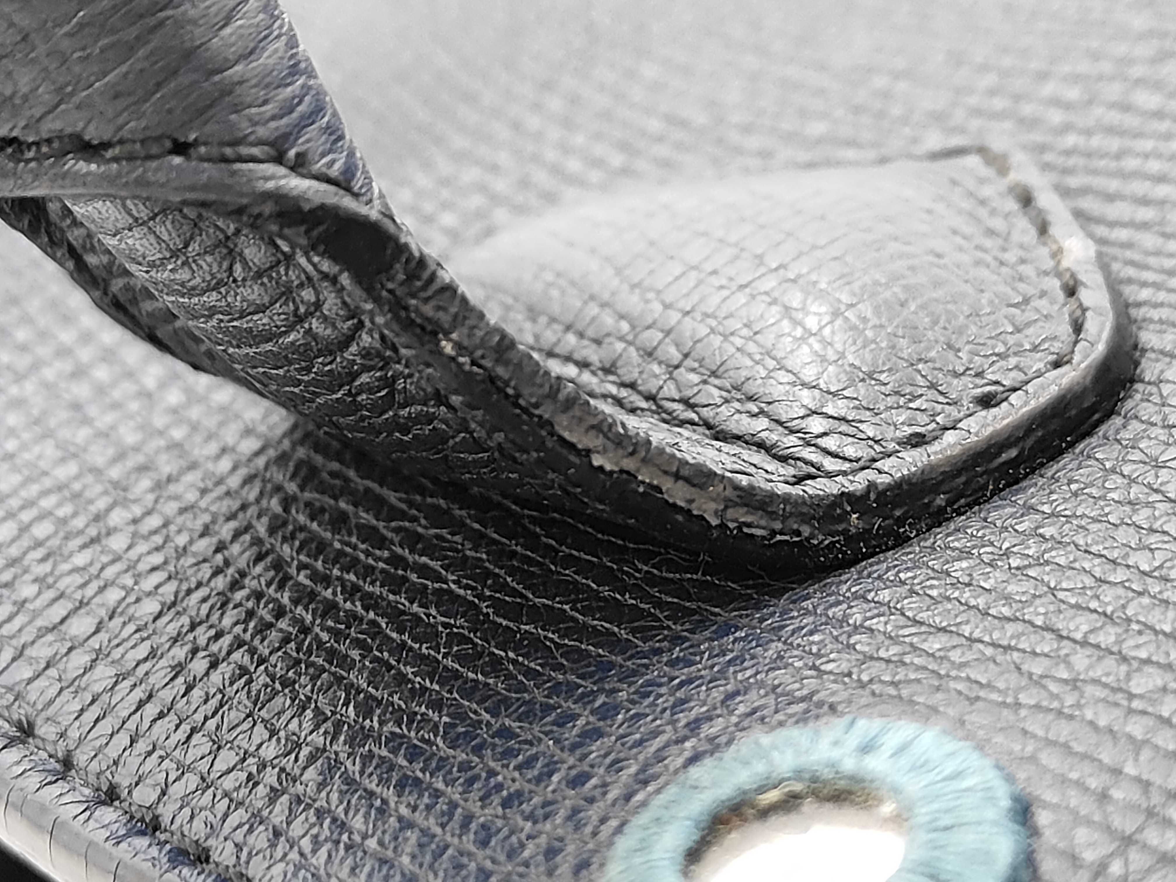 Leather Navy 2-way Handbag — view 6