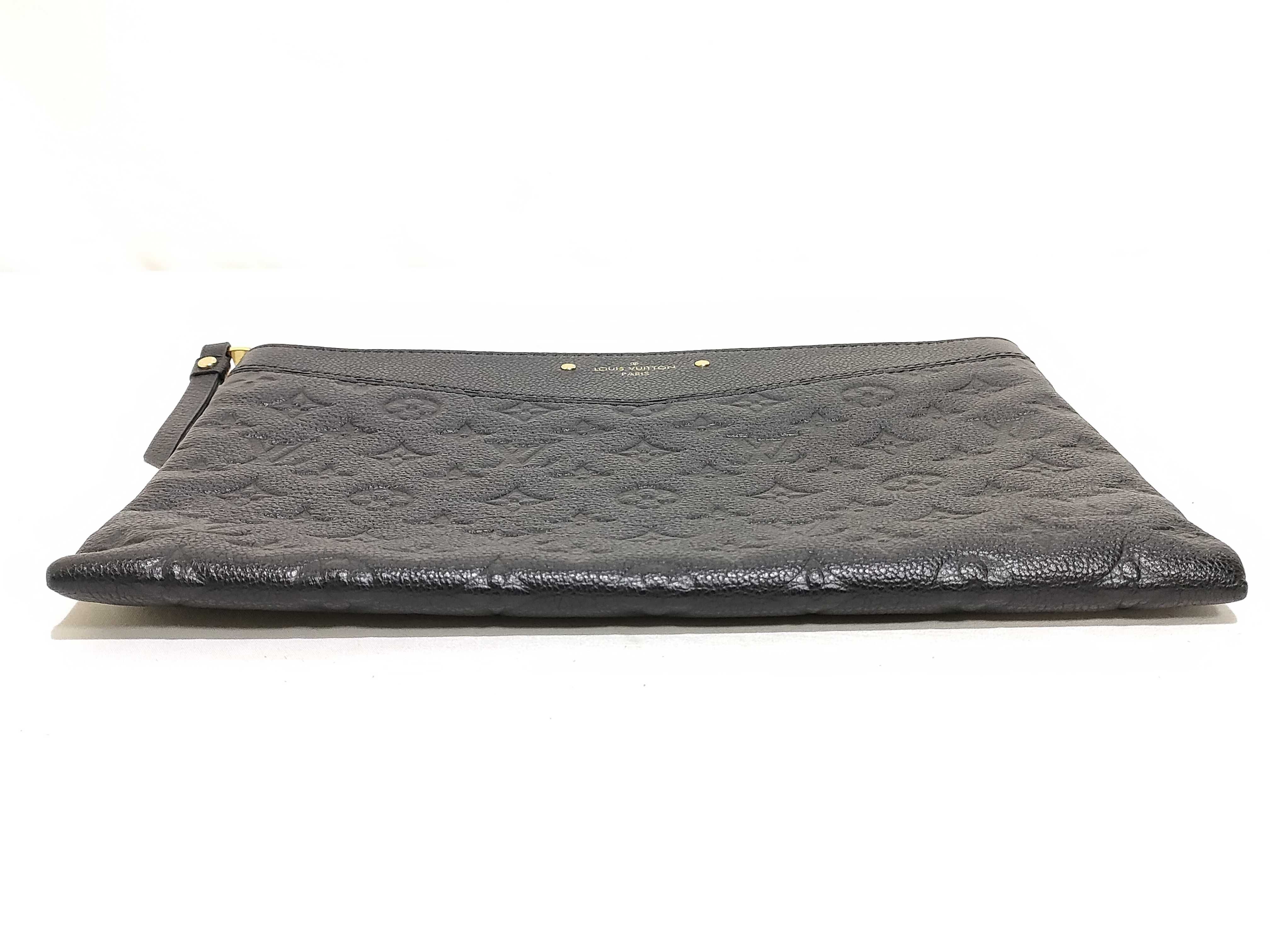 Monogram Empreinte KR - Monogram Empreinte Daily Pouch Bag Black Clutch Bag — view 4