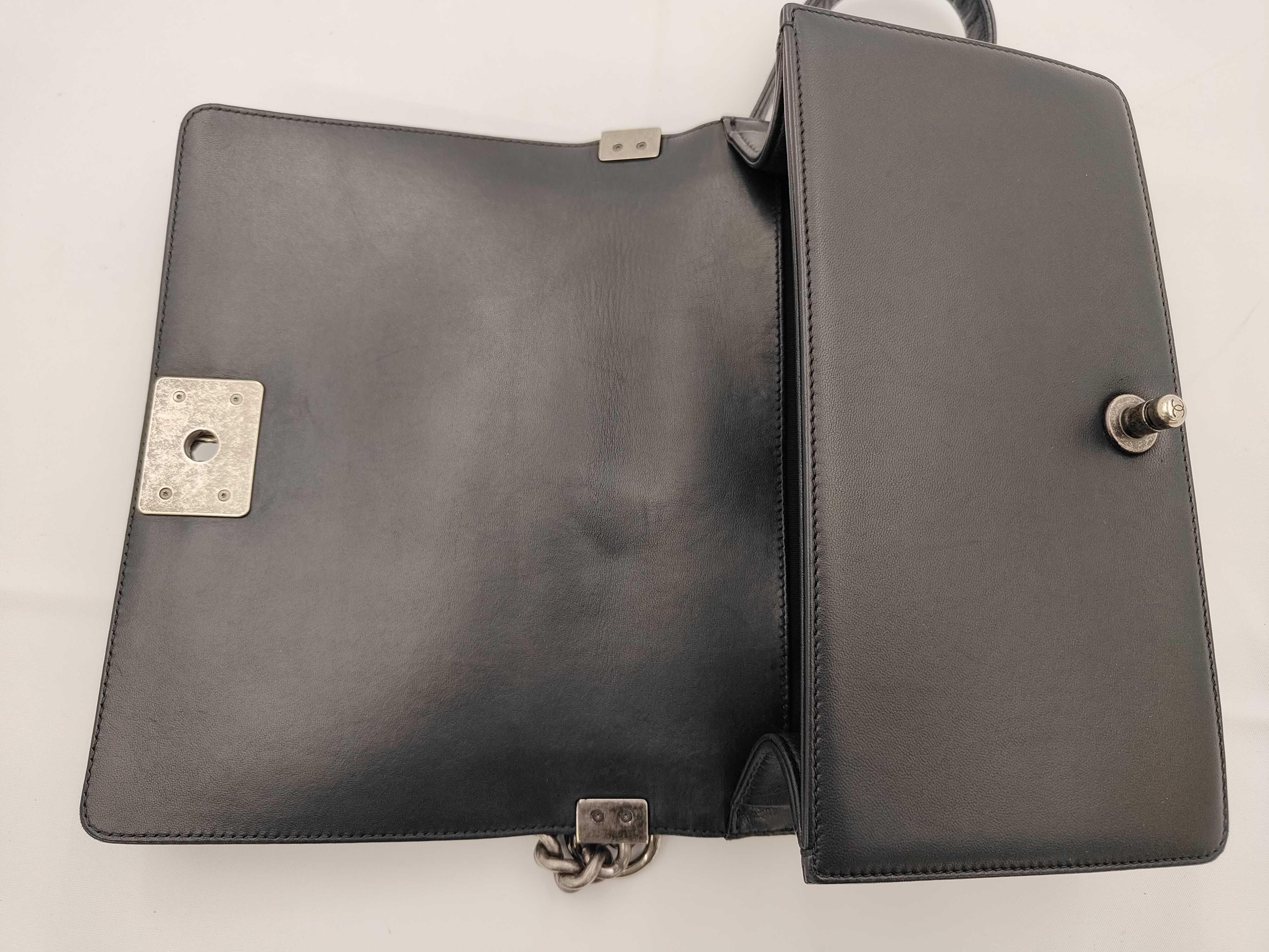 Boy Chanel Chain Shoulder Bag, Lambskin Shoulder Bag — view 13