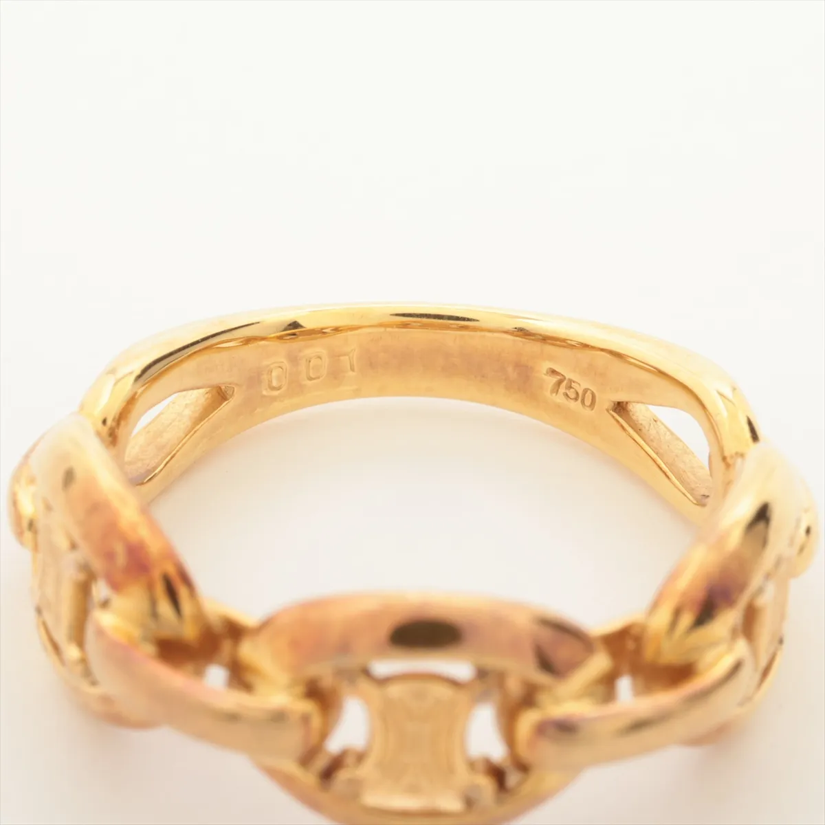 Ring 750(YG) 6.1g Metal — view 3