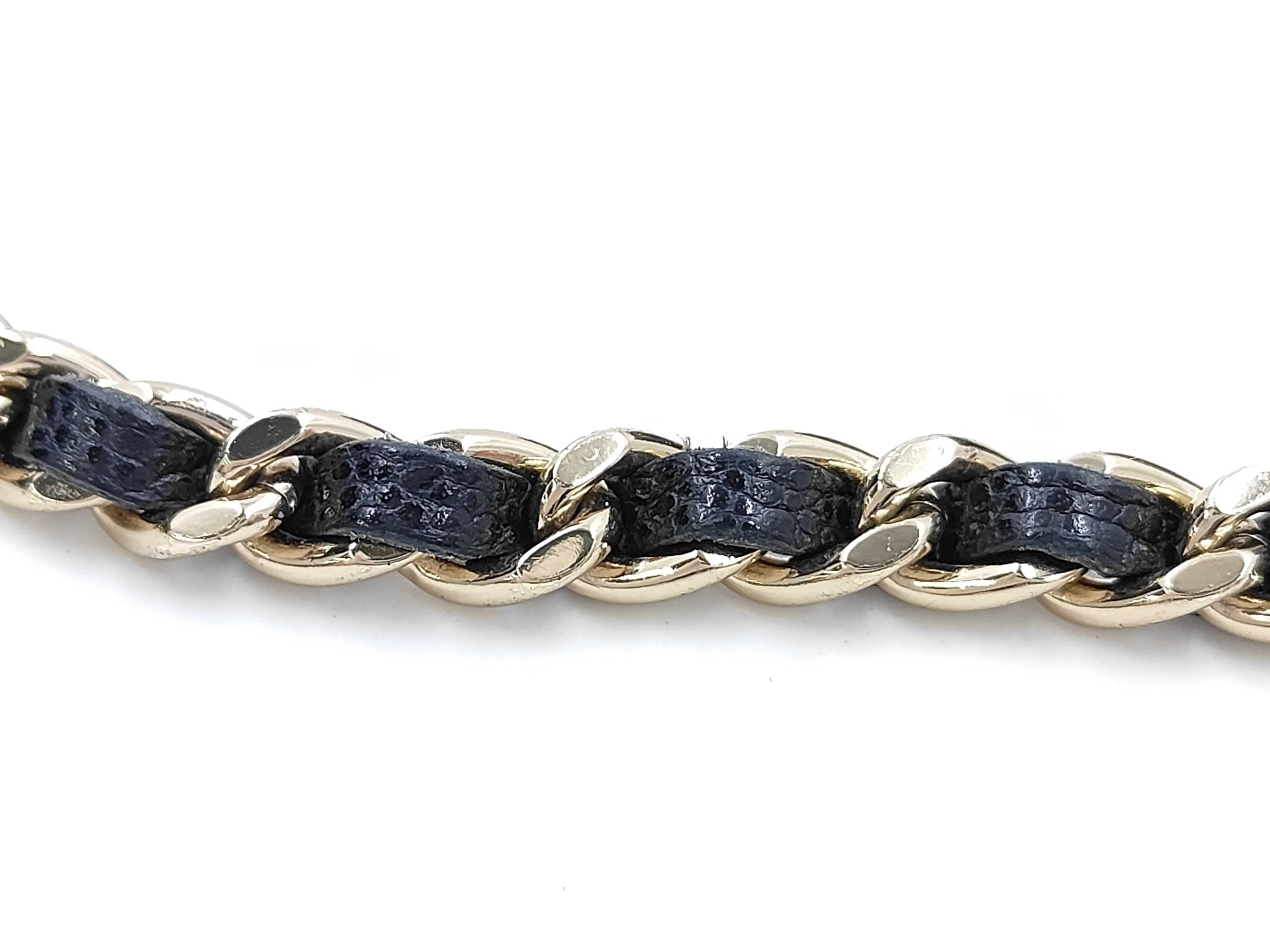 Matelassé Timeless Classic Line Caviar Skin Black Gold Hardware 2-Way Chain Mini Boston Bag — view 4