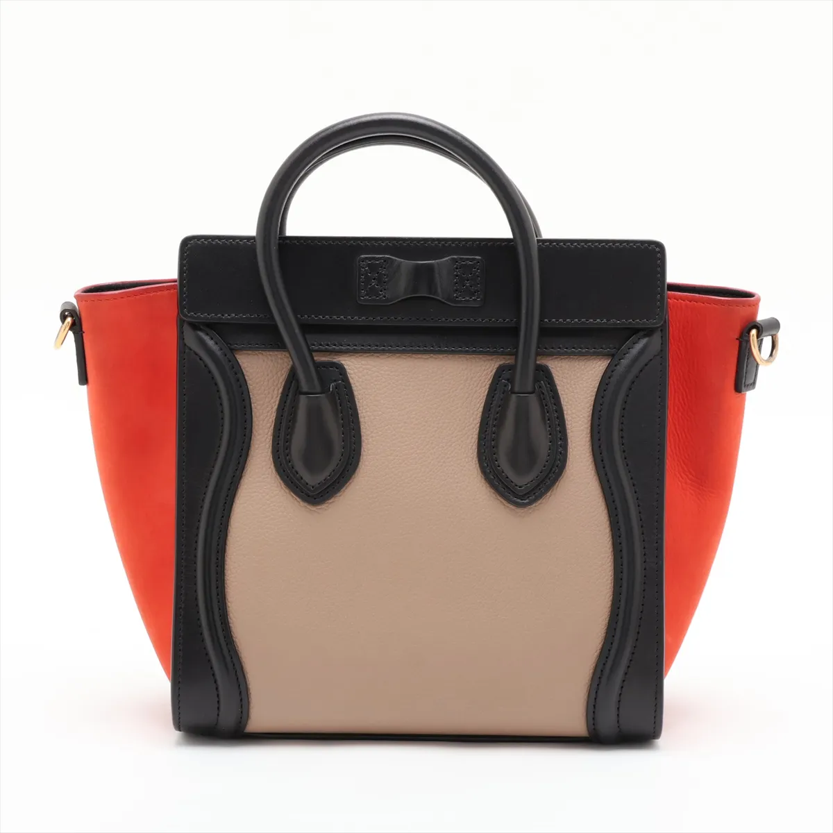 Luggage Nano Shopper Leather 2-Way Handbag, Multicolor — view 2