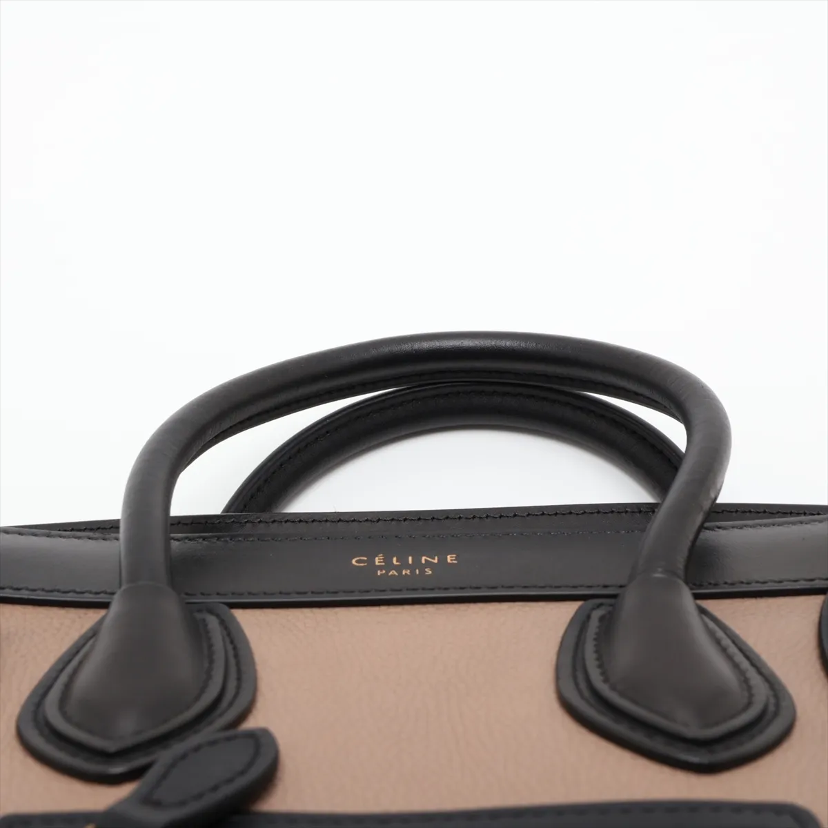 Luggage Nano Shopper Leather 2-Way Handbag, Multicolor — view 6