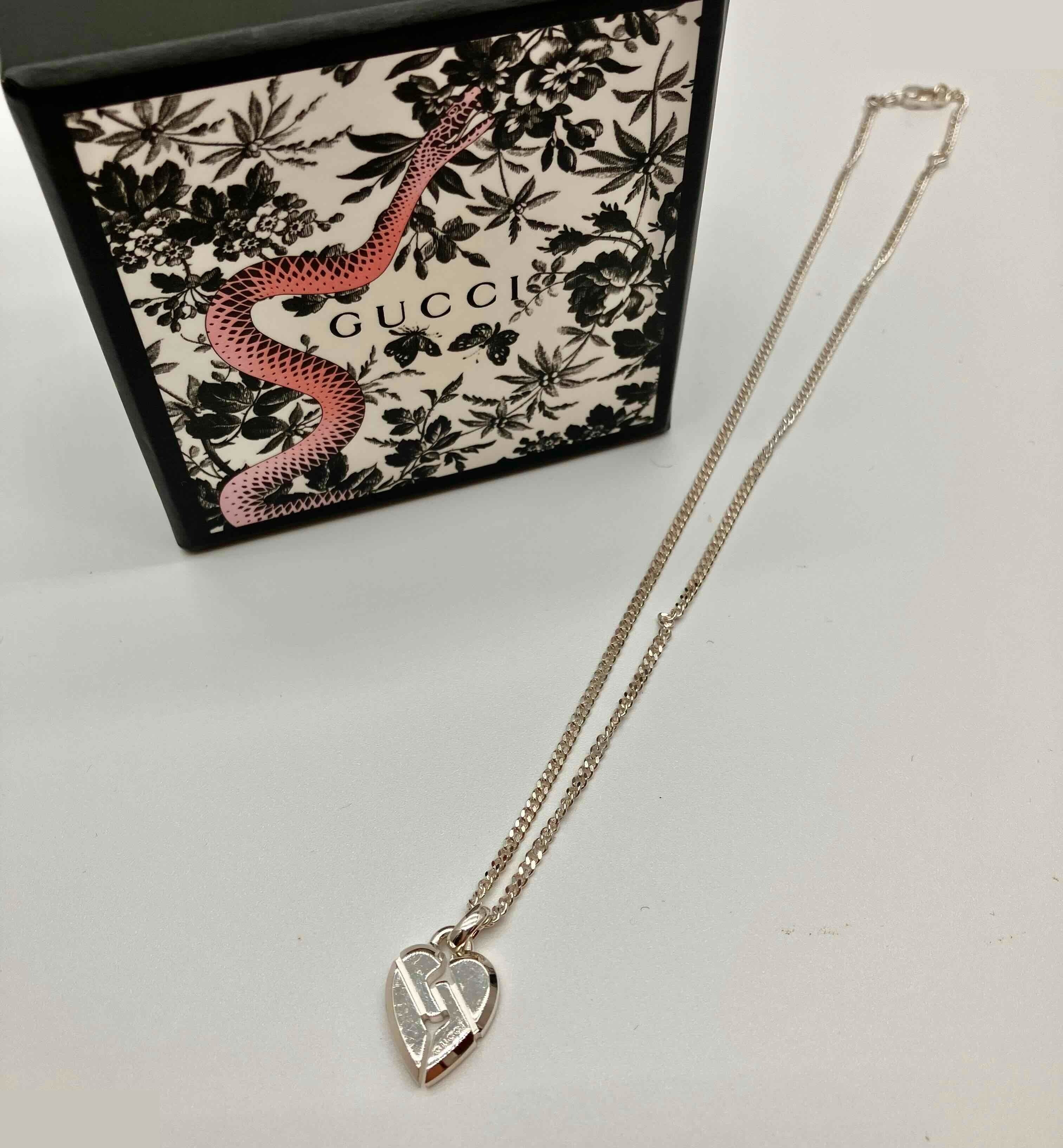 Link to Love necklace pendant, chain approximately 44cm — view 2