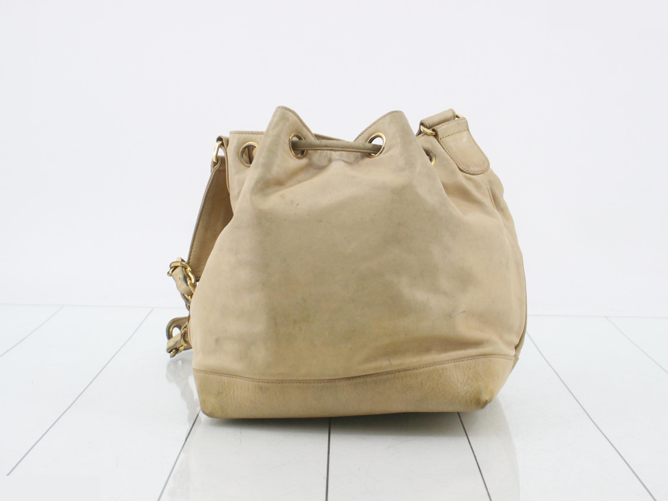 Chain shoulder bag, lambskin — view 2