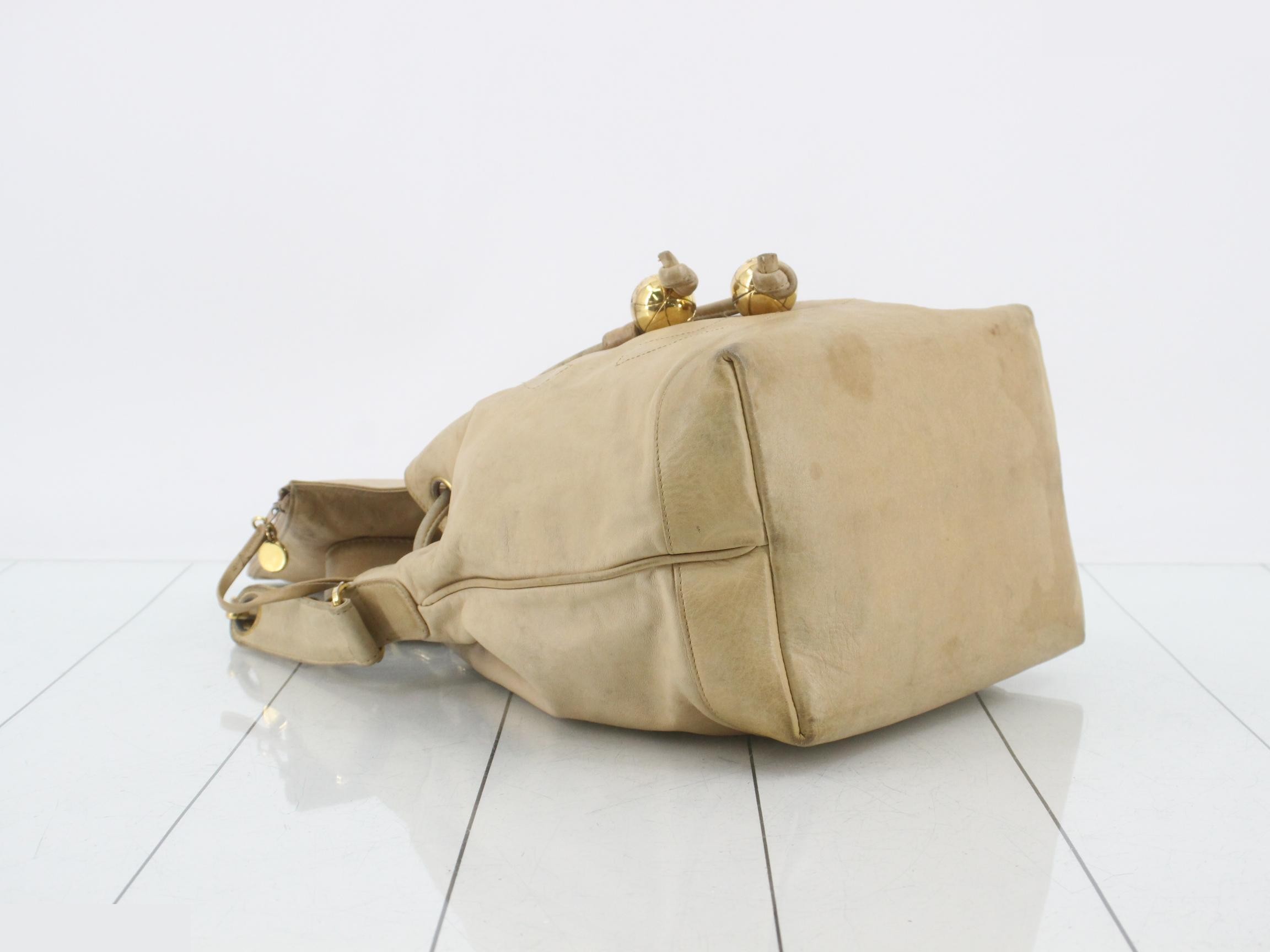 Chain shoulder bag, lambskin — view 5