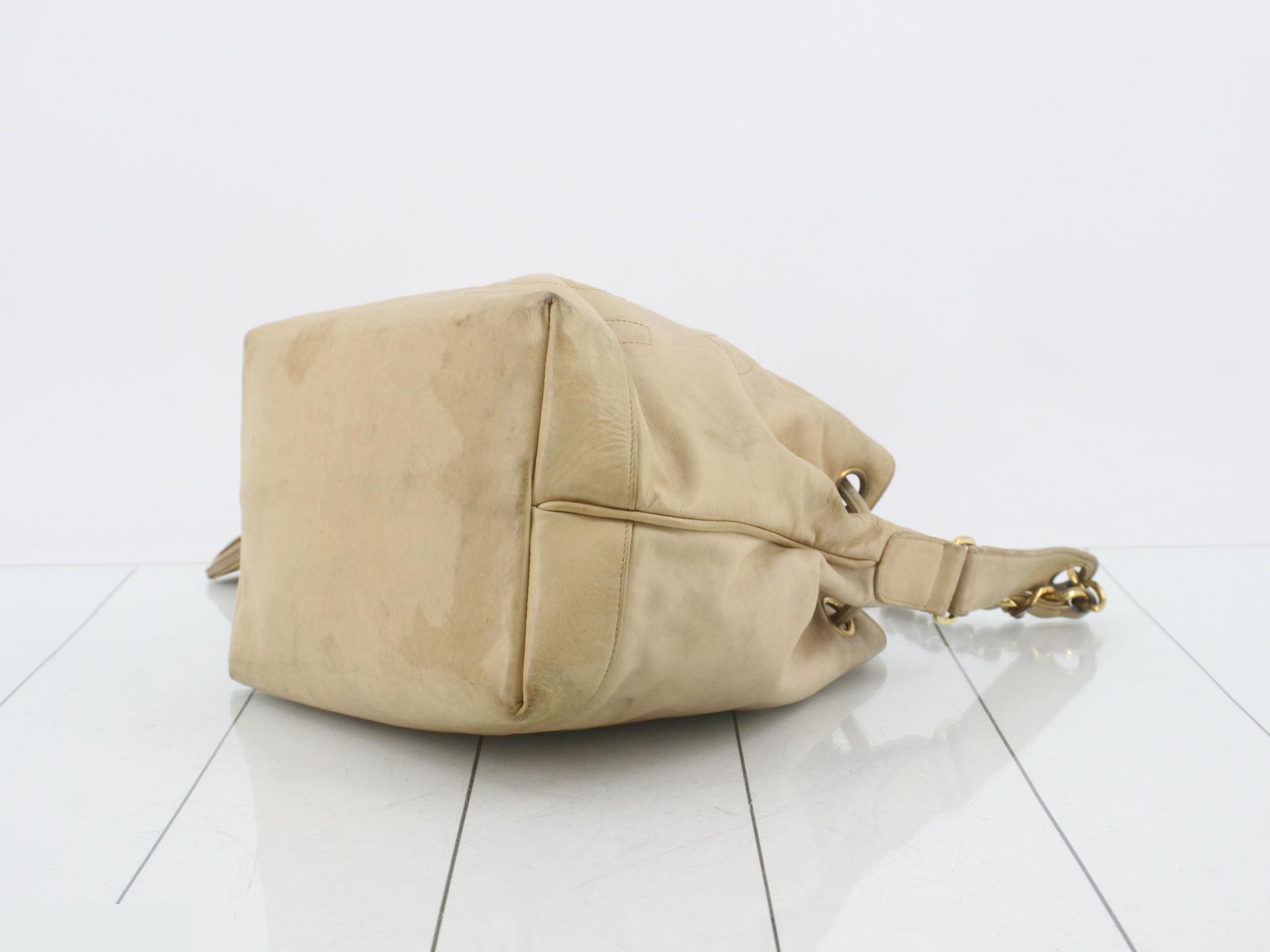 Chain shoulder bag, lambskin — view 6