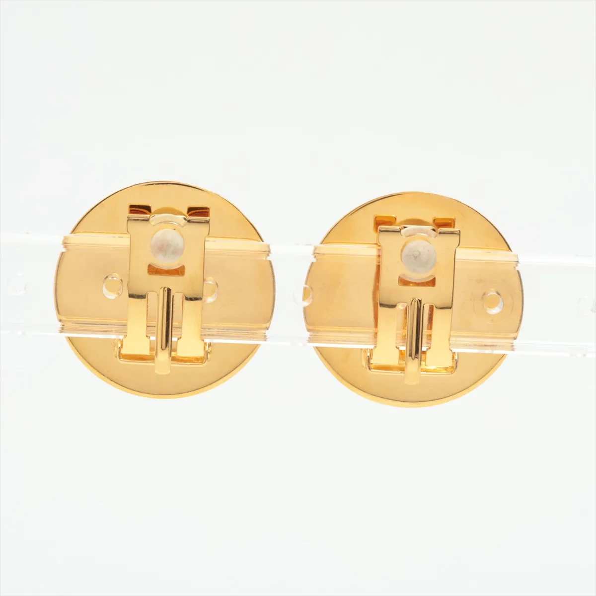 Enamel Earrings (for both ears) GP Gold — view 2