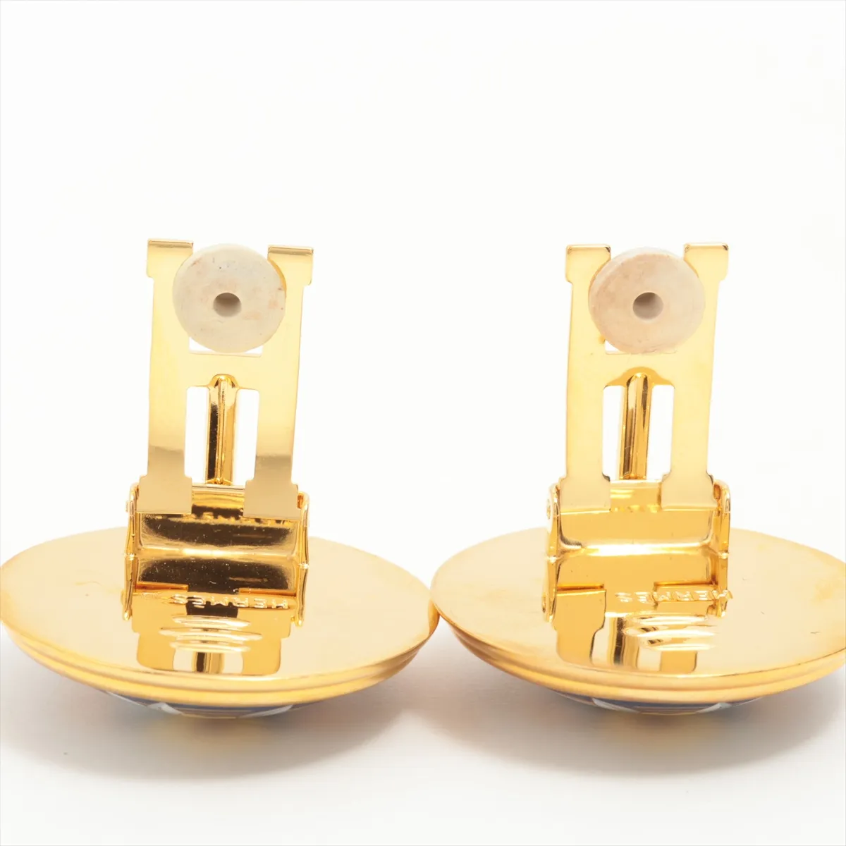 Enamel Earrings (for both ears) GP Gold — view 4