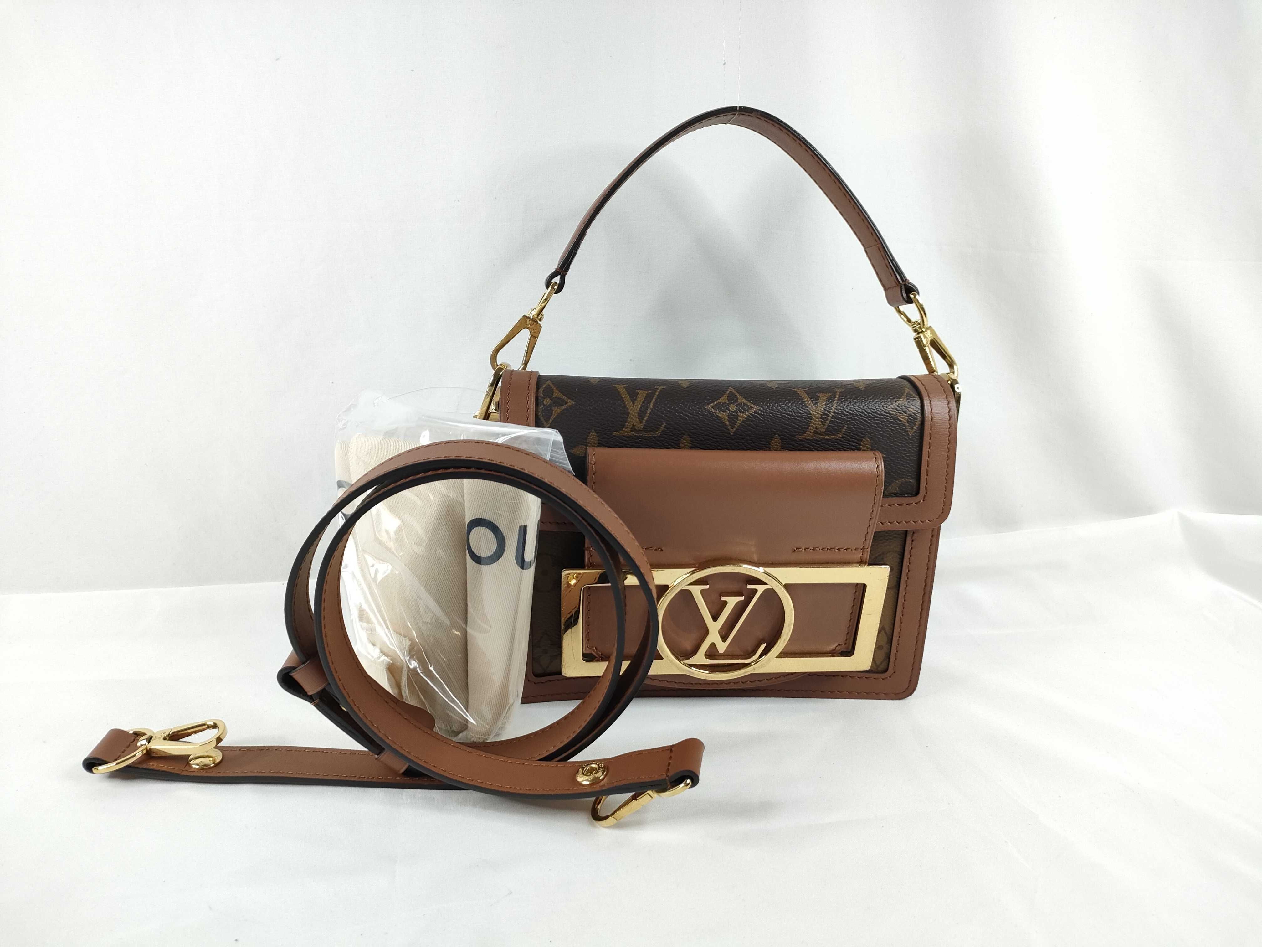 Dauphine XL Monogram Reverse 2-way Handbag/Shoulder Bag M46537 (RFID detected)